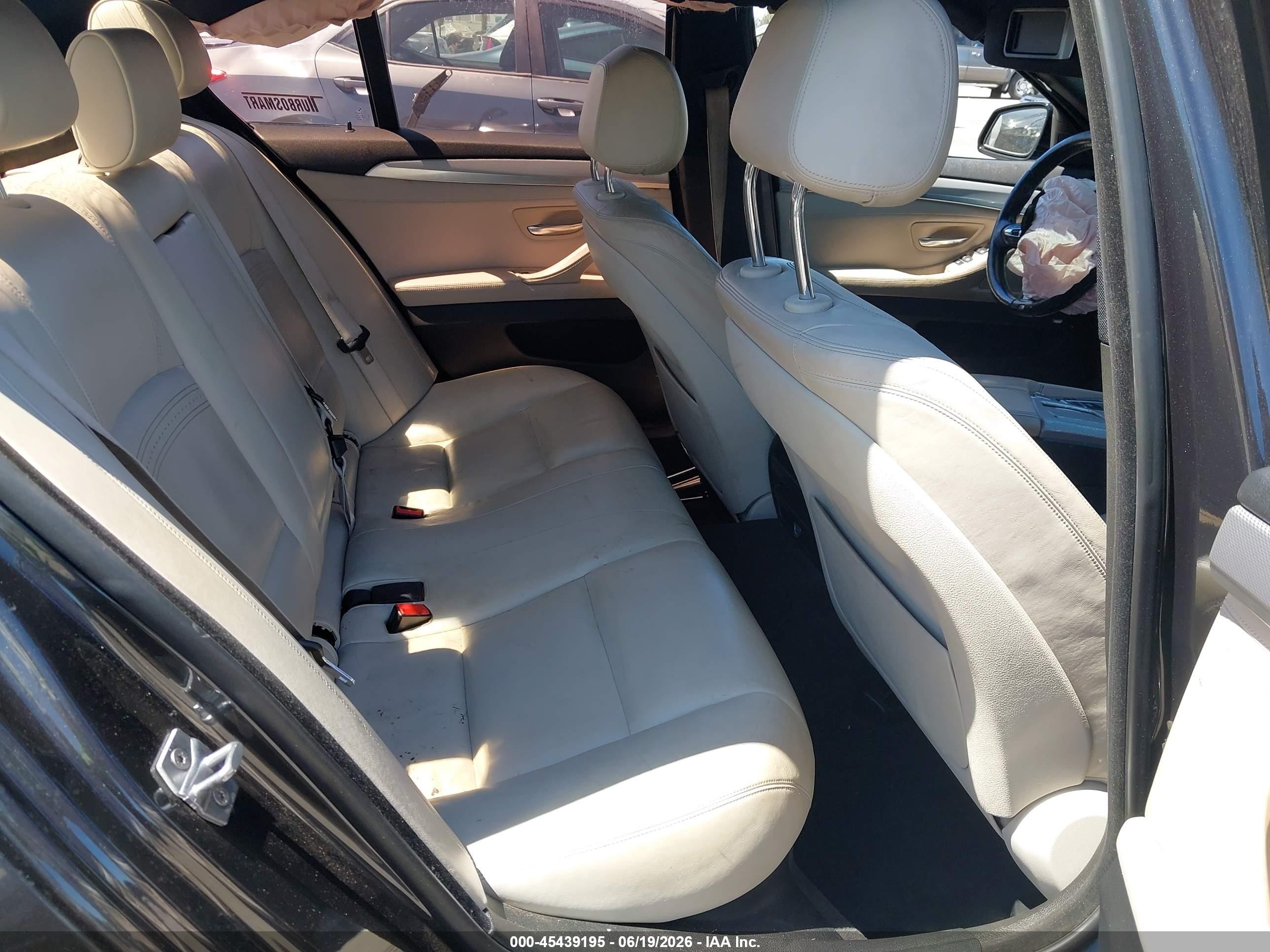 2015 Bmw 535i Black vin: WBA5B1C5XFD920732