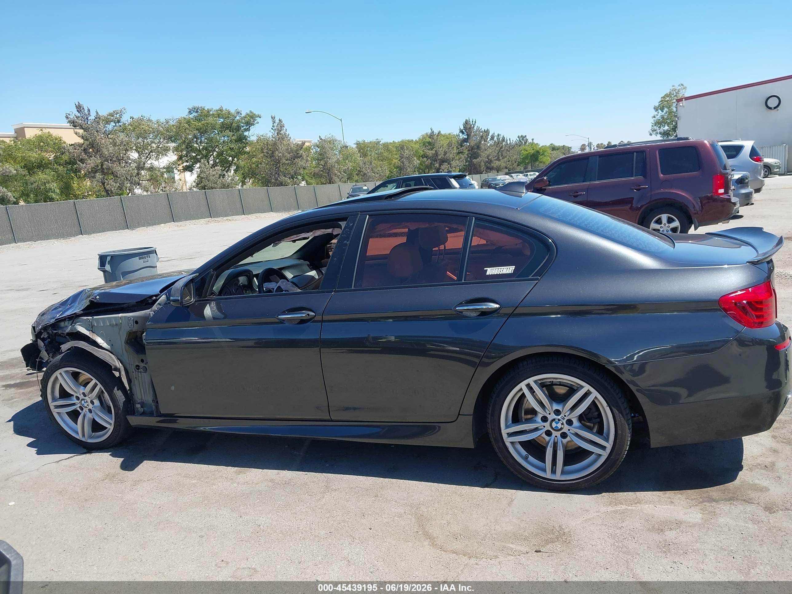 2015 Bmw 535i Black vin: WBA5B1C5XFD920732