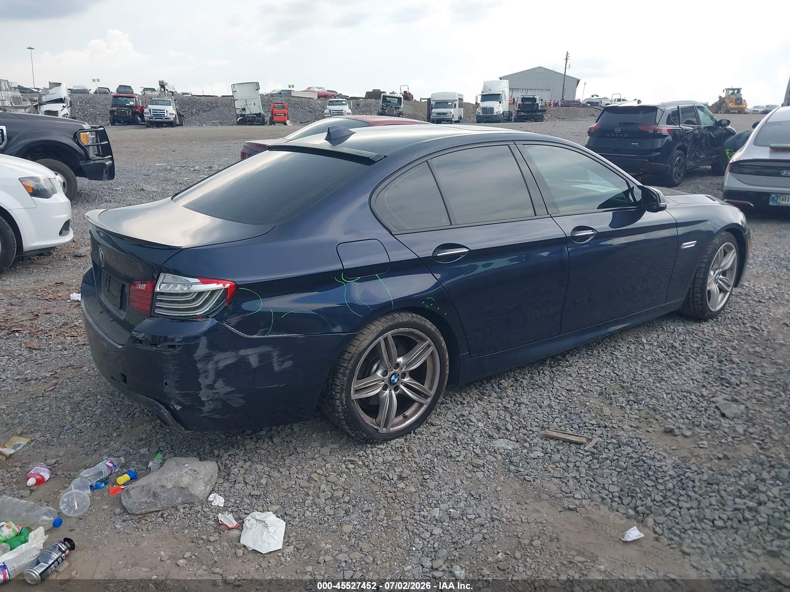 2015 Bmw 535i   Blue vin: WBA5B1C5XFD921282