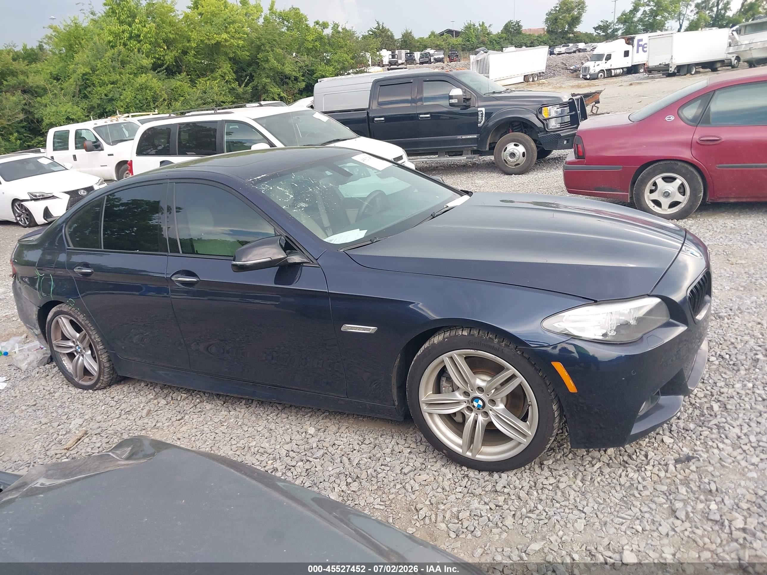 2015 Bmw 535i   Blue vin: WBA5B1C5XFD921282