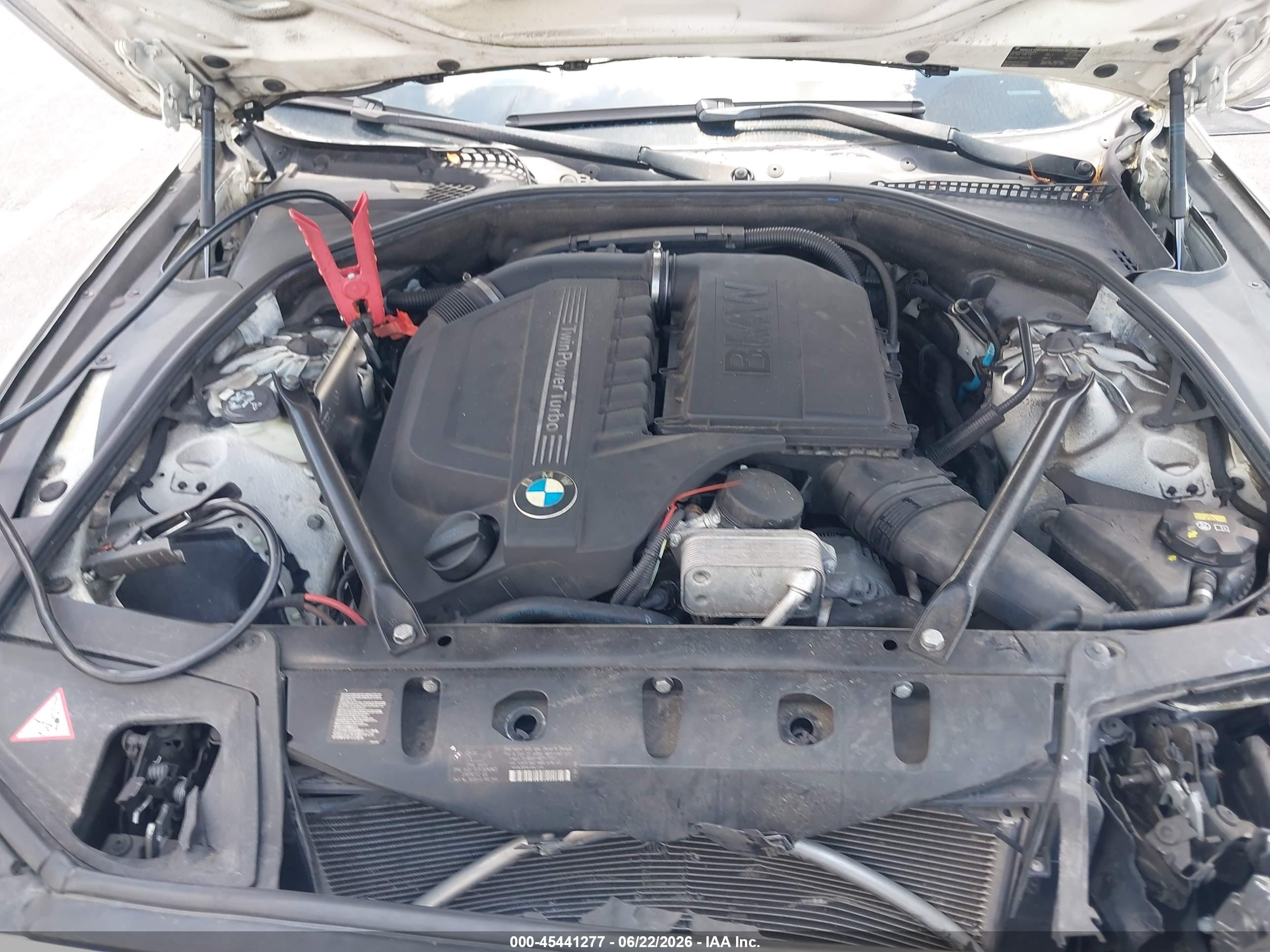 2015 Bmw 535i   White vin: WBA5B1C5XFD922061