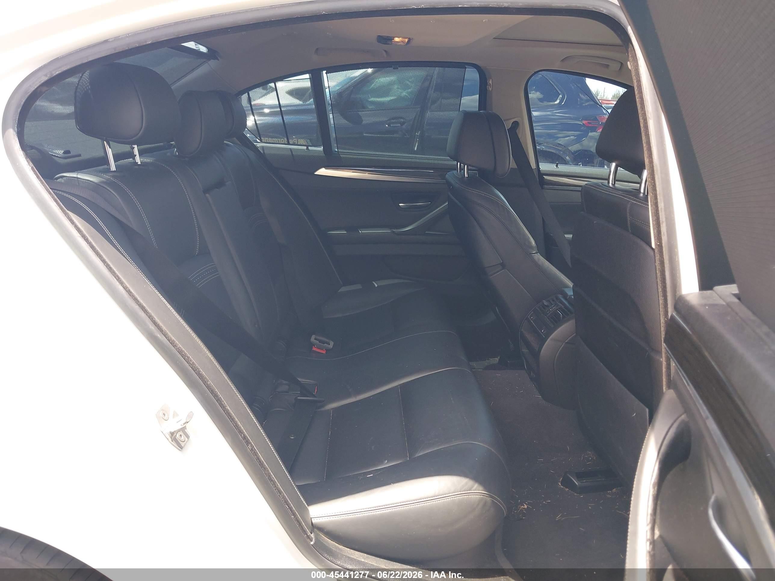2015 Bmw 535i   White vin: WBA5B1C5XFD922061