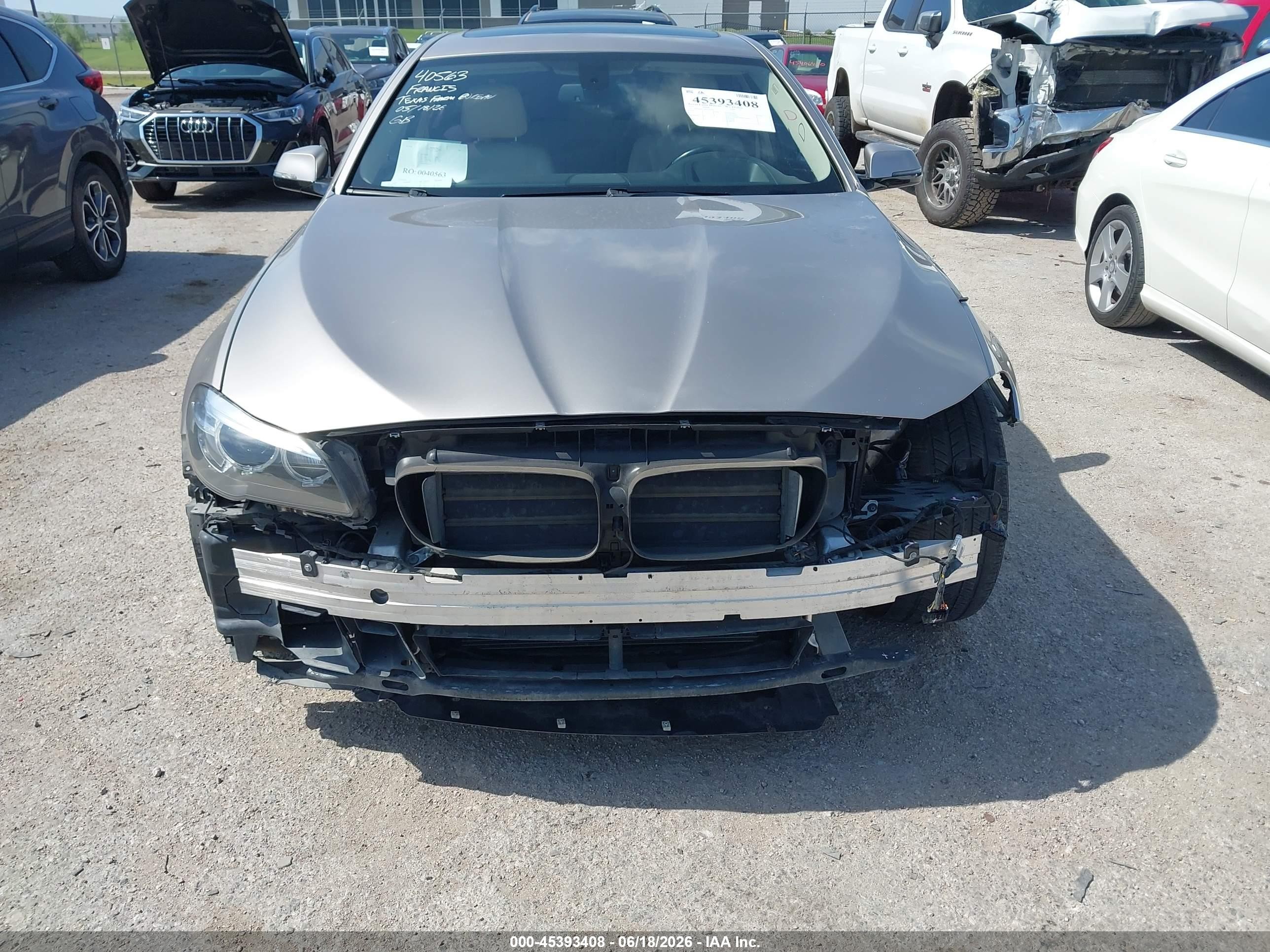 2015 Bmw 535i Gold vin: WBA5B1C5XFG126246