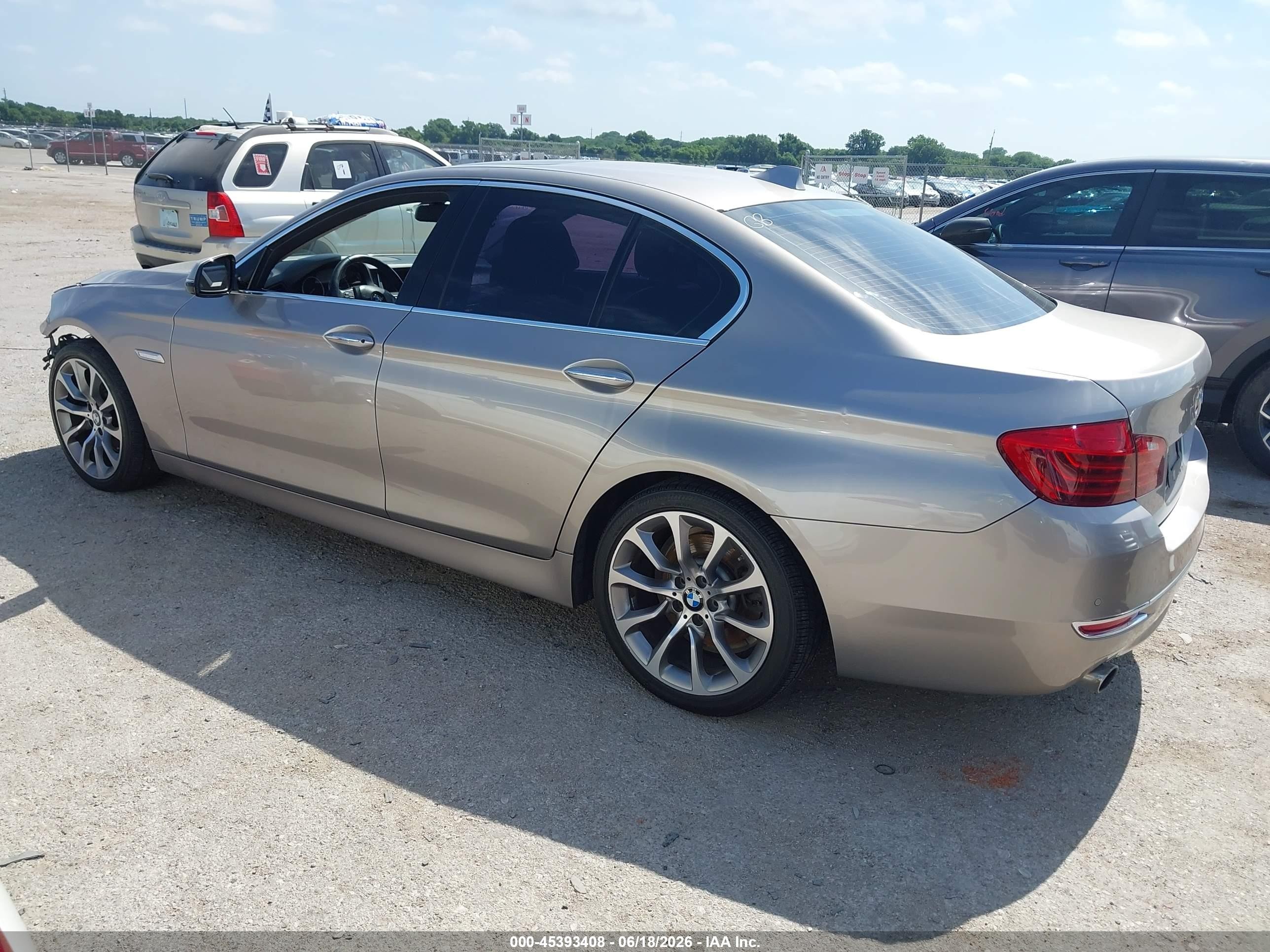 2015 Bmw 535i Gold vin: WBA5B1C5XFG126246