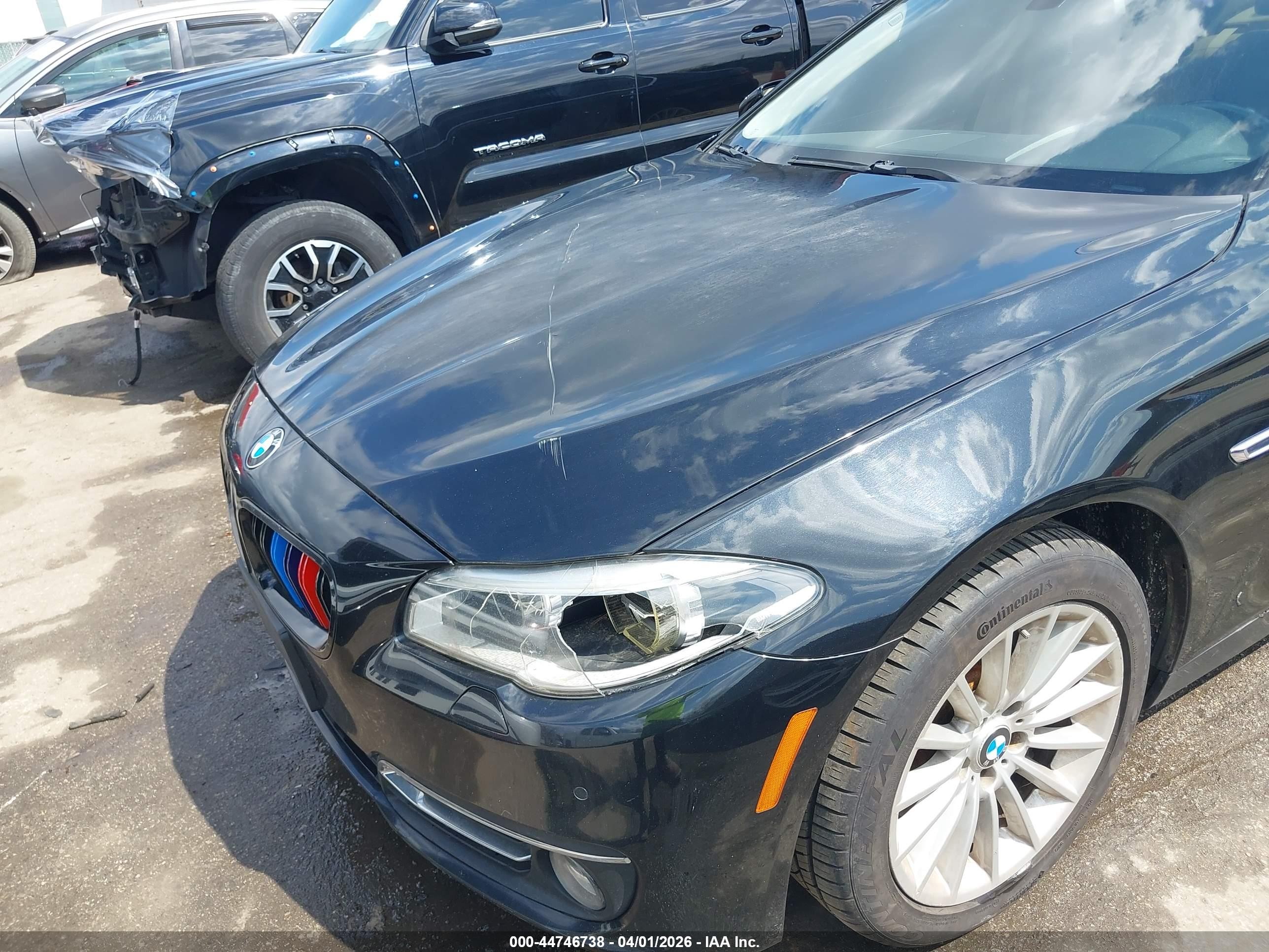 2014 Bmw 535i Xdrive Black vin: WBA5B3C50ED530023
