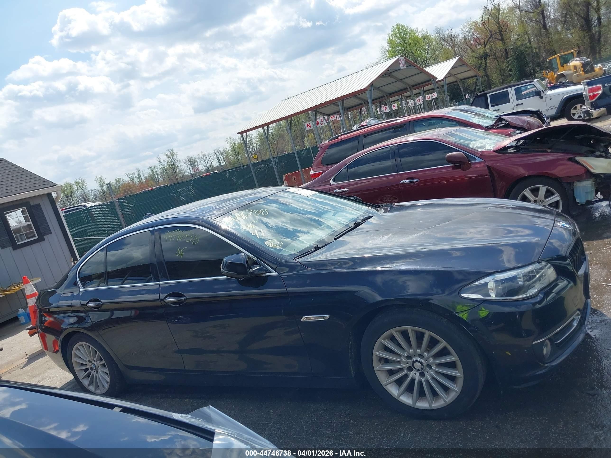 2014 Bmw 535i Xdrive Black vin: WBA5B3C50ED530023