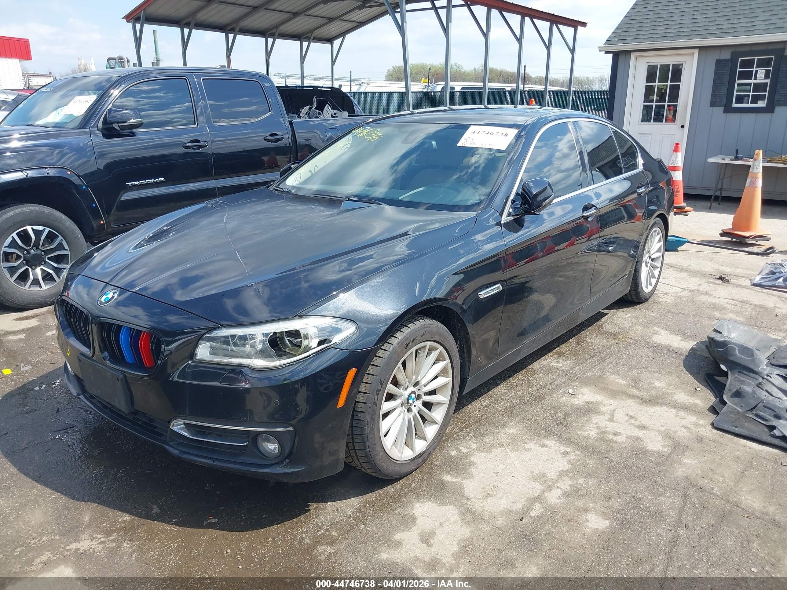 2014 Bmw 535i Xdrive Black vin: WBA5B3C50ED530023