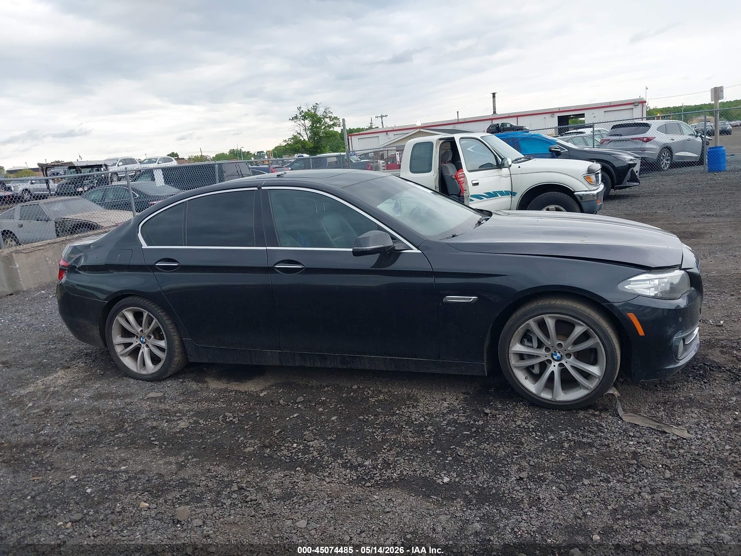 2014 Bmw 535i Xdrive Black vin: WBA5B3C50ED531320