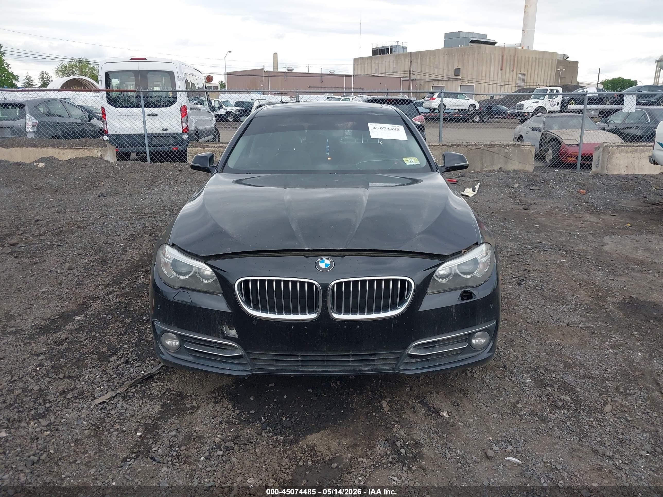 2014 Bmw 535i Xdrive Black vin: WBA5B3C50ED531320