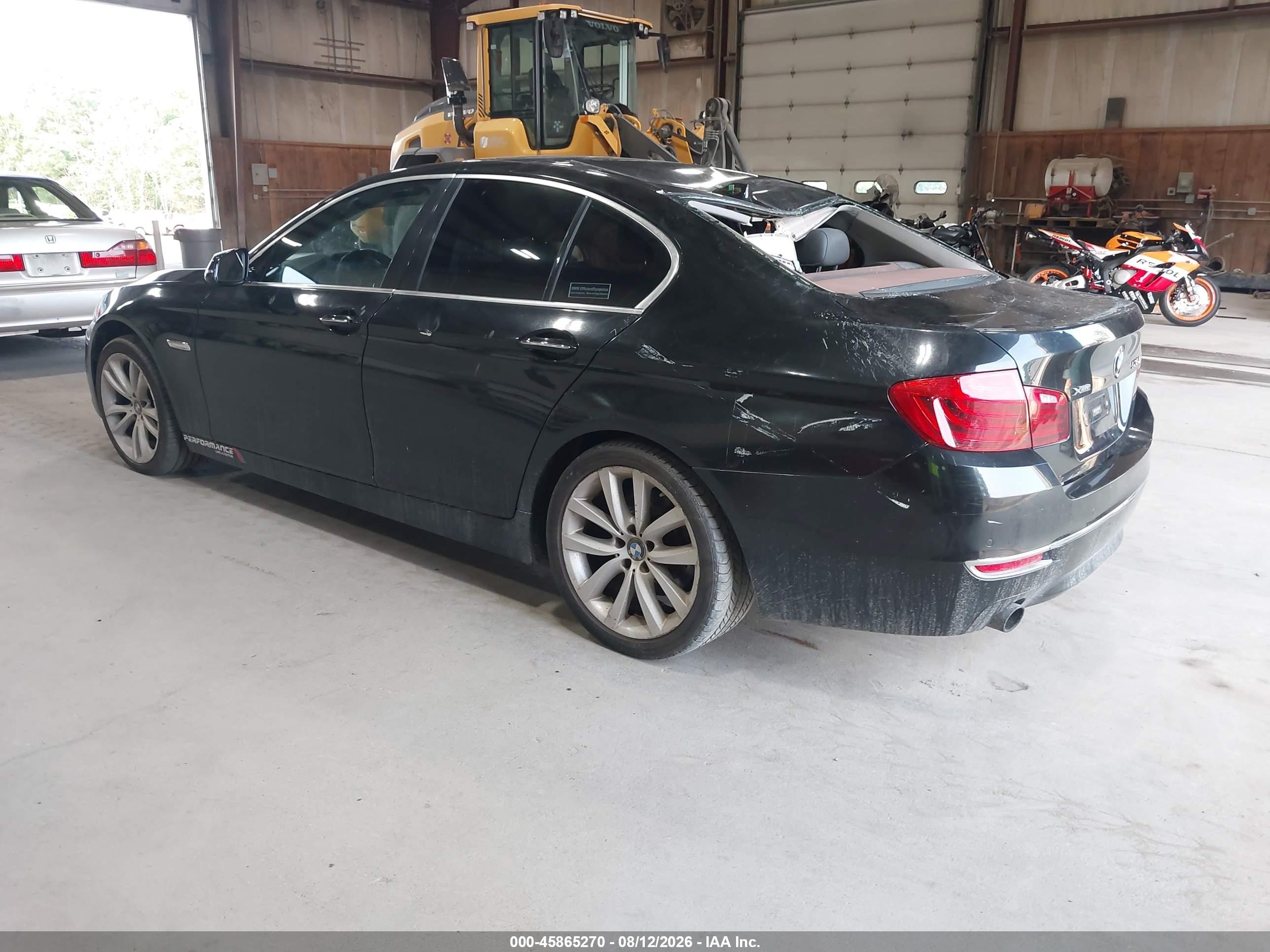 2014 Bmw 535i Xdrive Black vin: WBA5B3C50ED531320