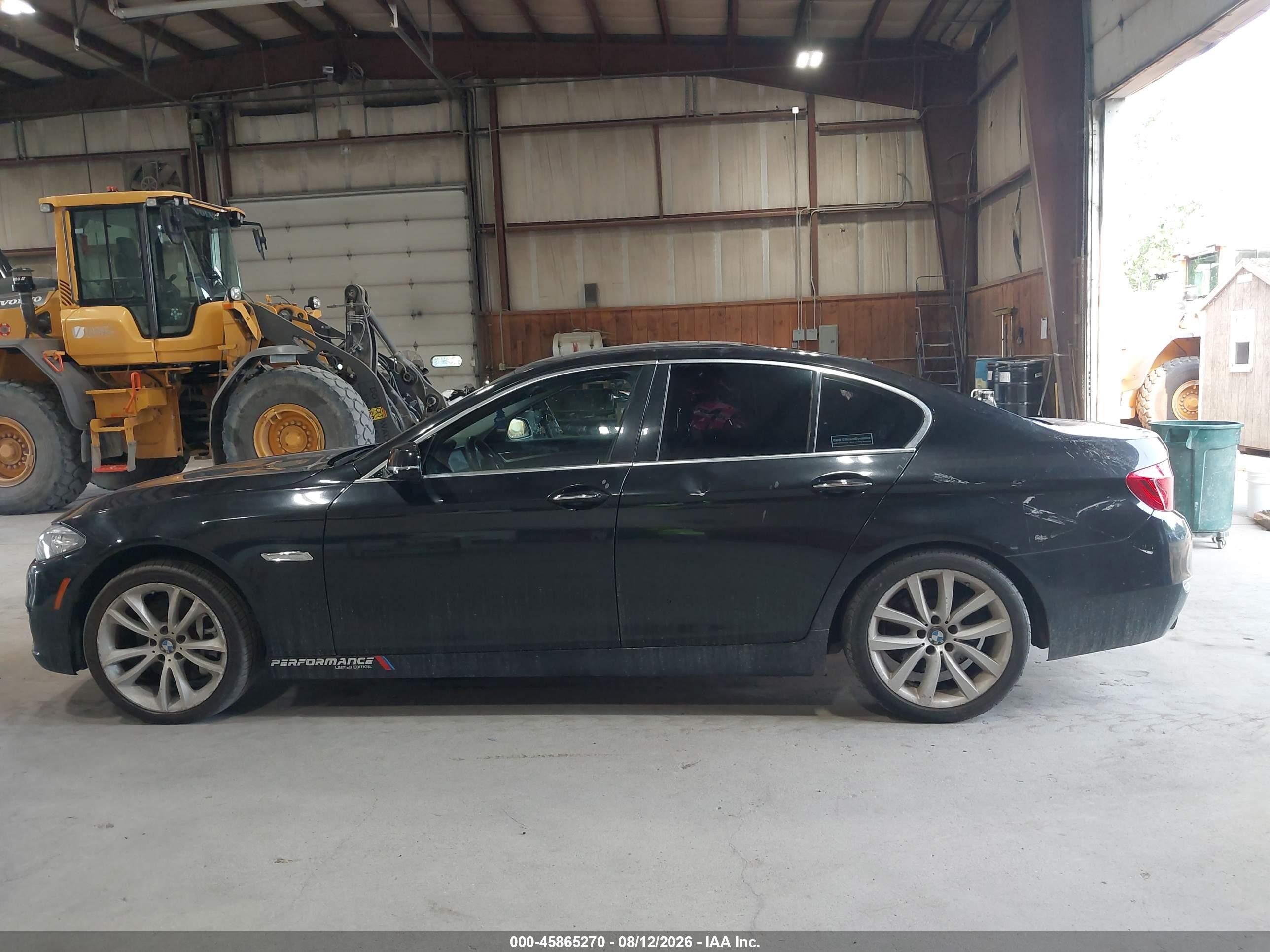 2014 Bmw 535i Xdrive Black vin: WBA5B3C50ED531320