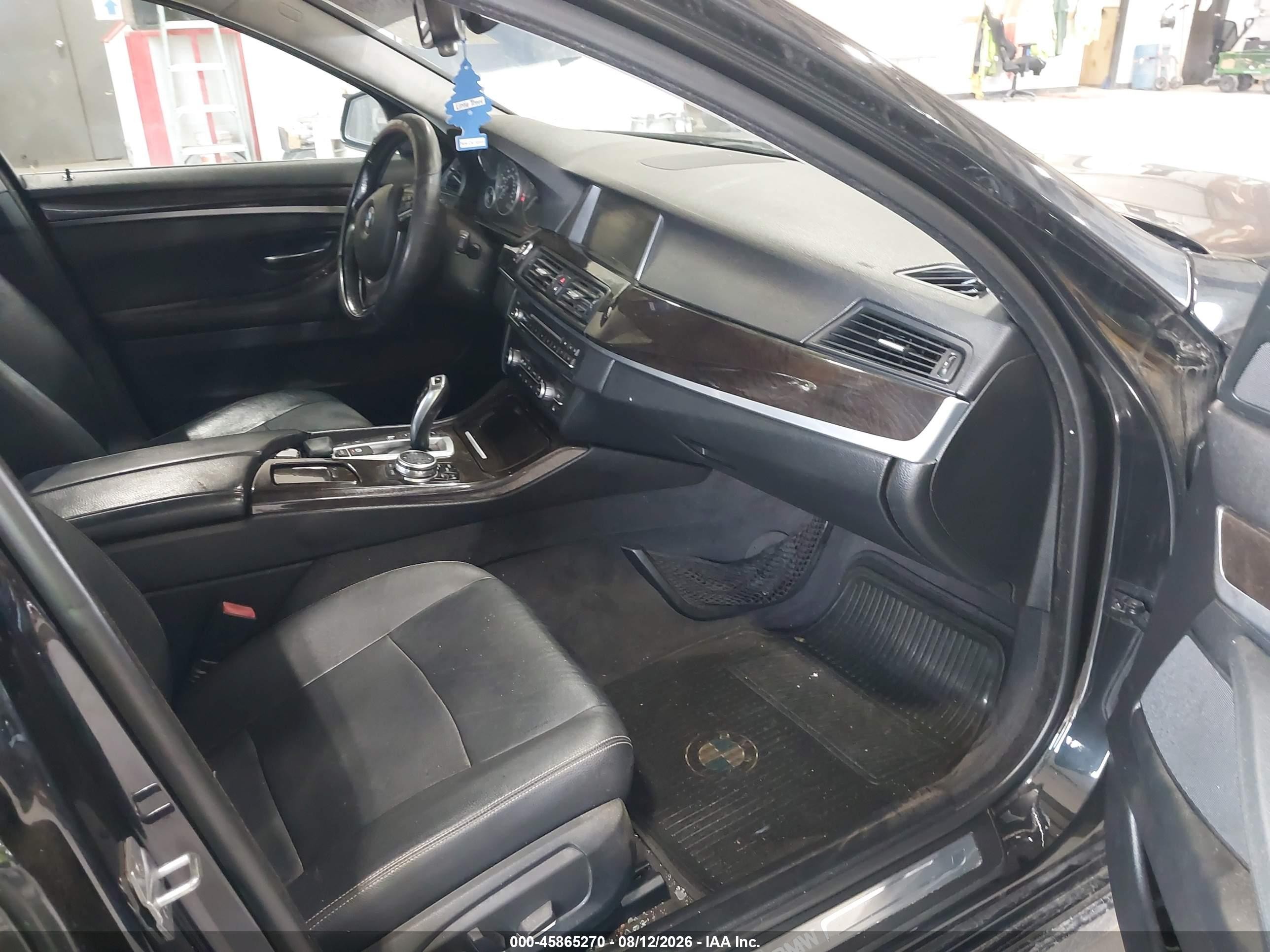 2014 Bmw 535i Xdrive Black vin: WBA5B3C50ED531320
