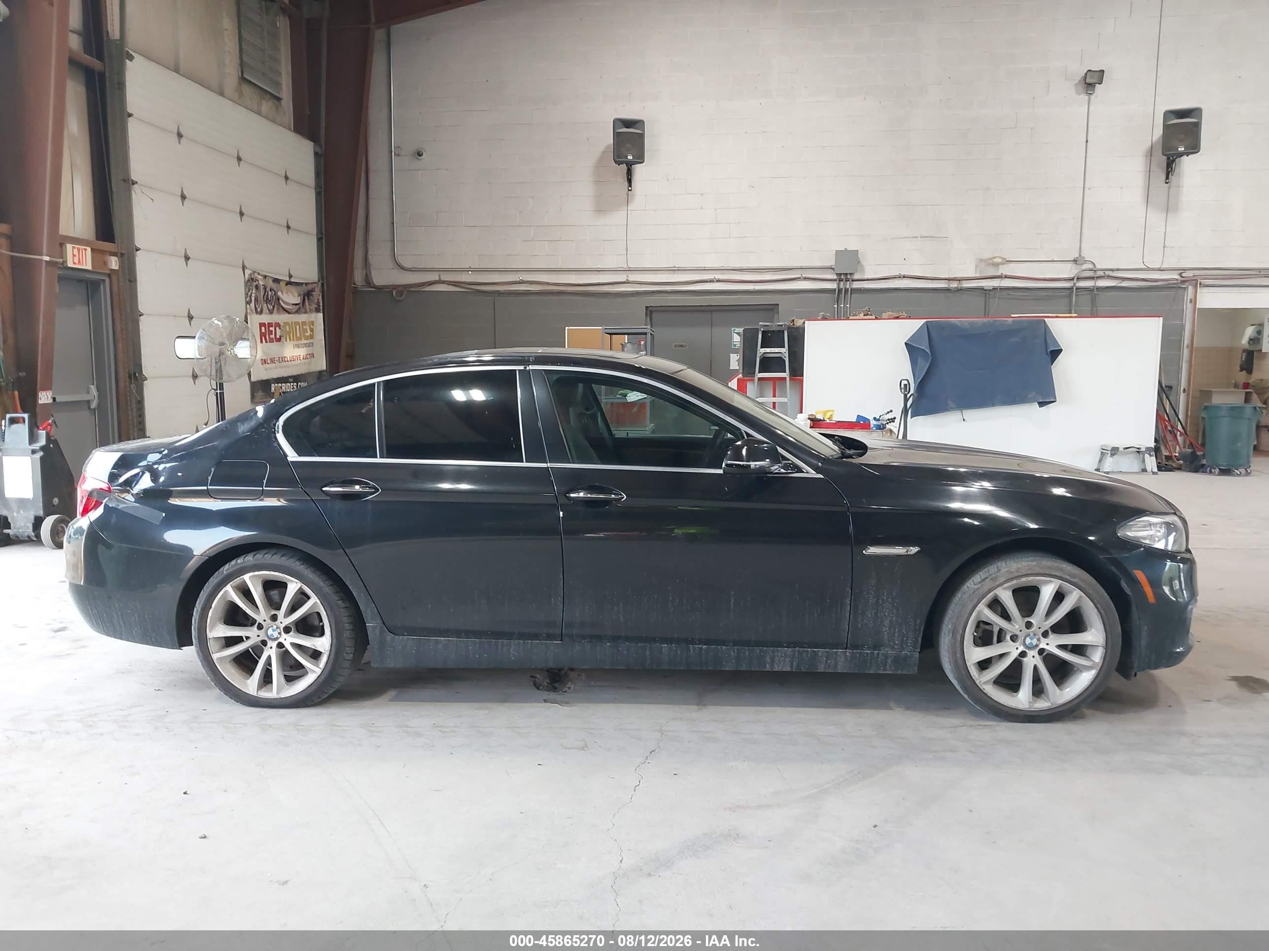 2014 Bmw 535i Xdrive Black vin: WBA5B3C50ED531320