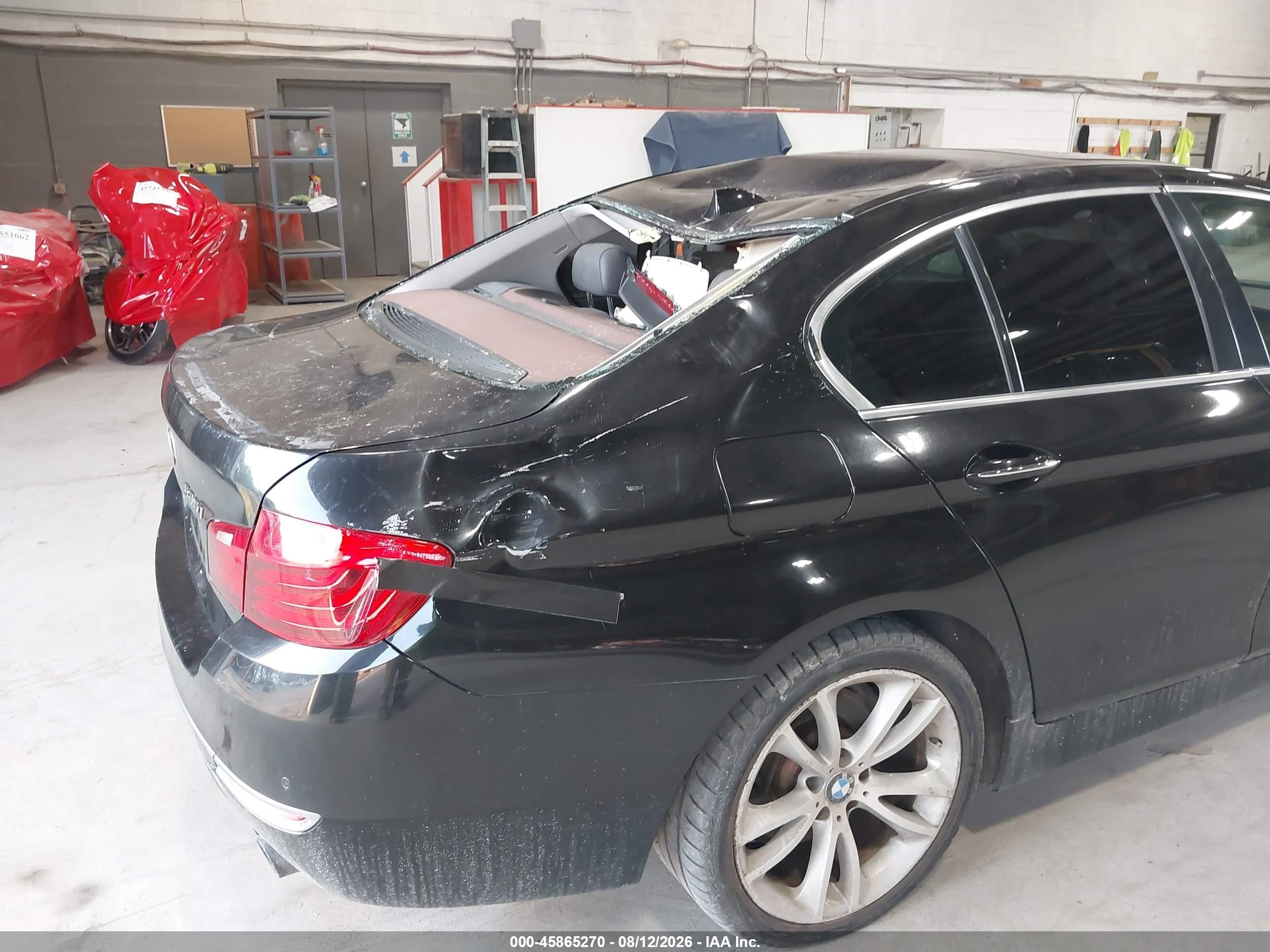 2014 Bmw 535i Xdrive Black vin: WBA5B3C50ED531320