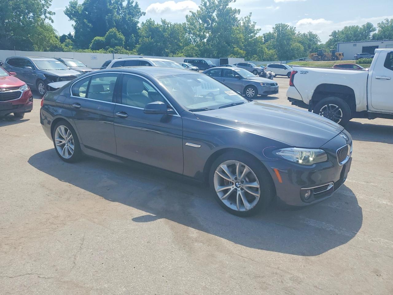 2014 Bmw 535 Xi Gray vin: WBA5B3C50ED536999