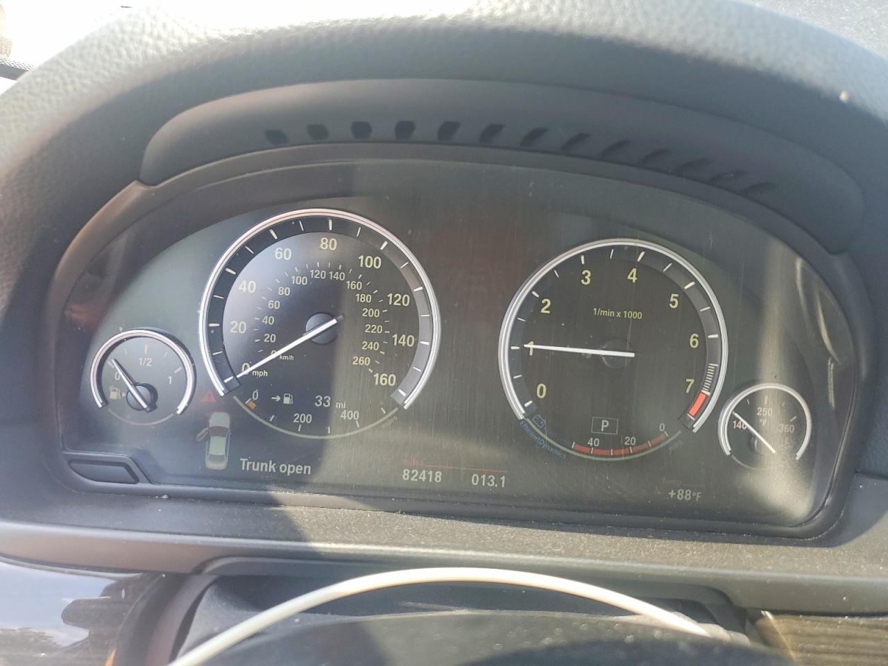 2014 Bmw 535 Xi Gray vin: WBA5B3C50ED536999