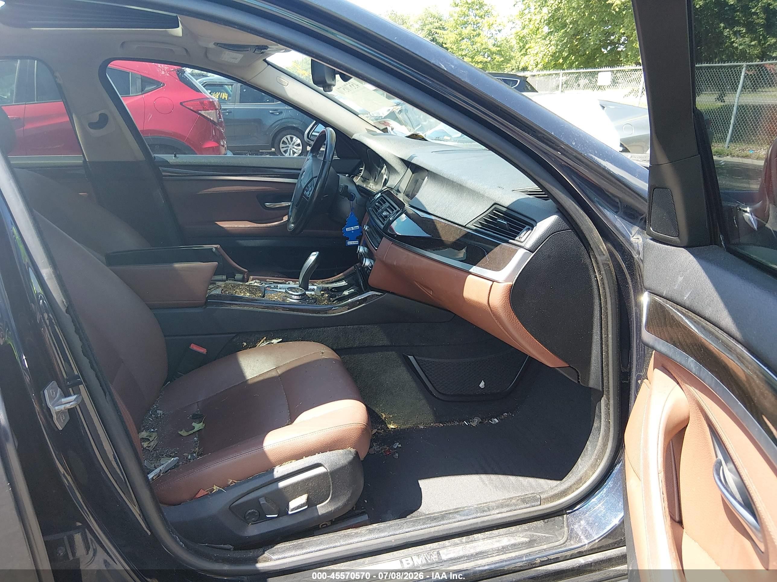 2014 Bmw 535i Xdrive Navy vin: WBA5B3C50ED537652