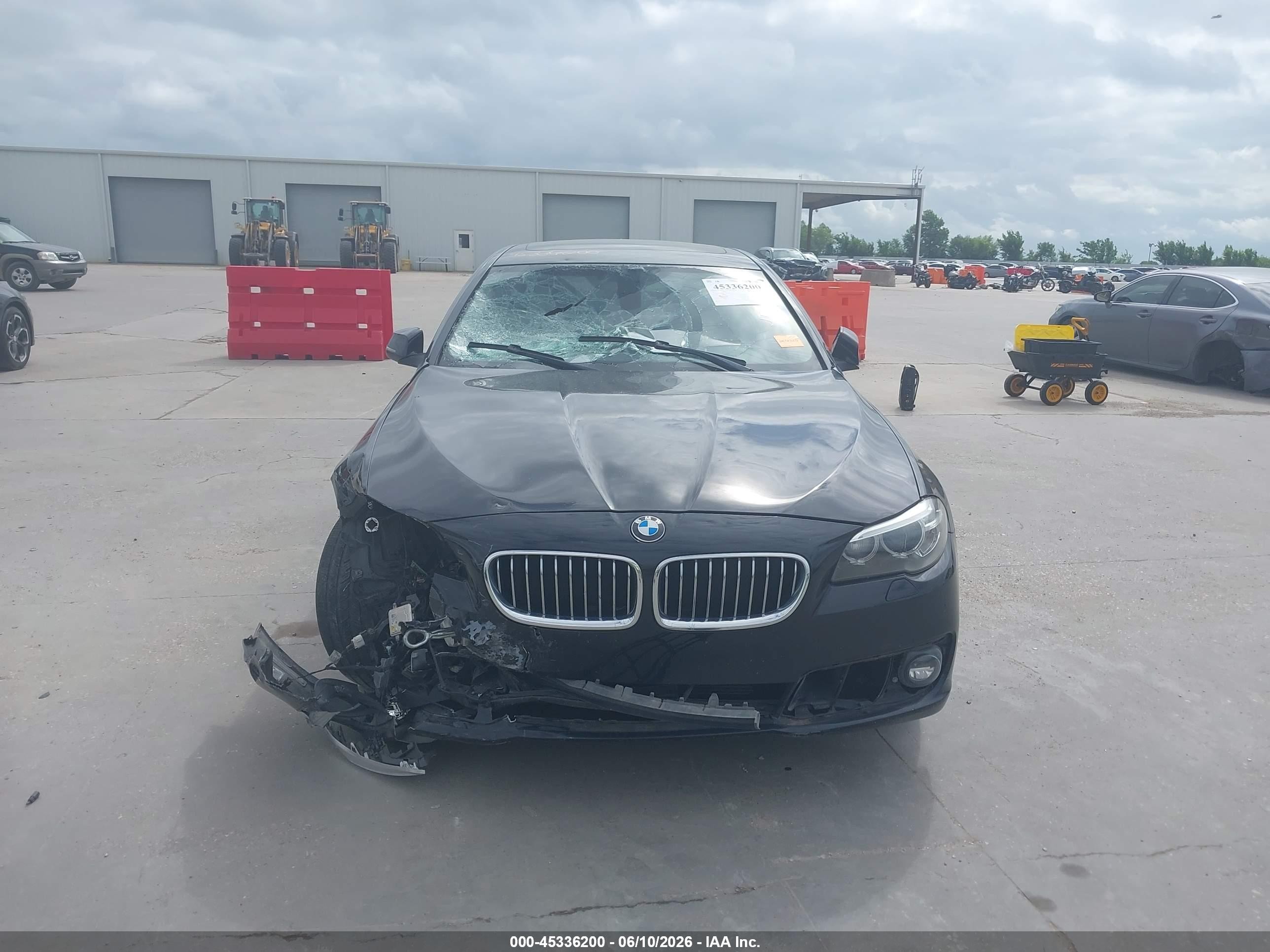 2015 Bmw 535i Xdrive Черный vin: WBA5B3C50FD540570