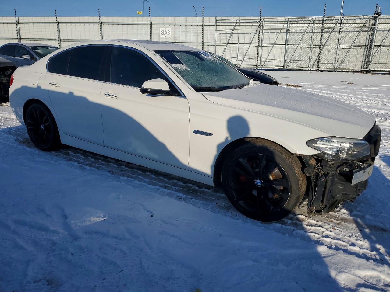 2015 Bmw 535 Xi White vin: WBA5B3C50FD541234