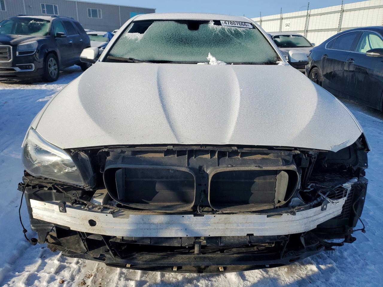2015 Bmw 535 Xi White vin: WBA5B3C50FD541234