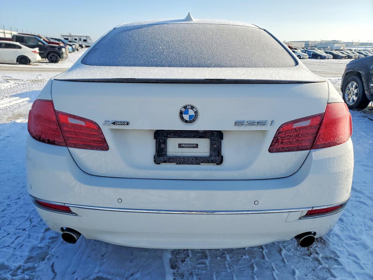 2015 Bmw 535 Xi White vin: WBA5B3C50FD541234