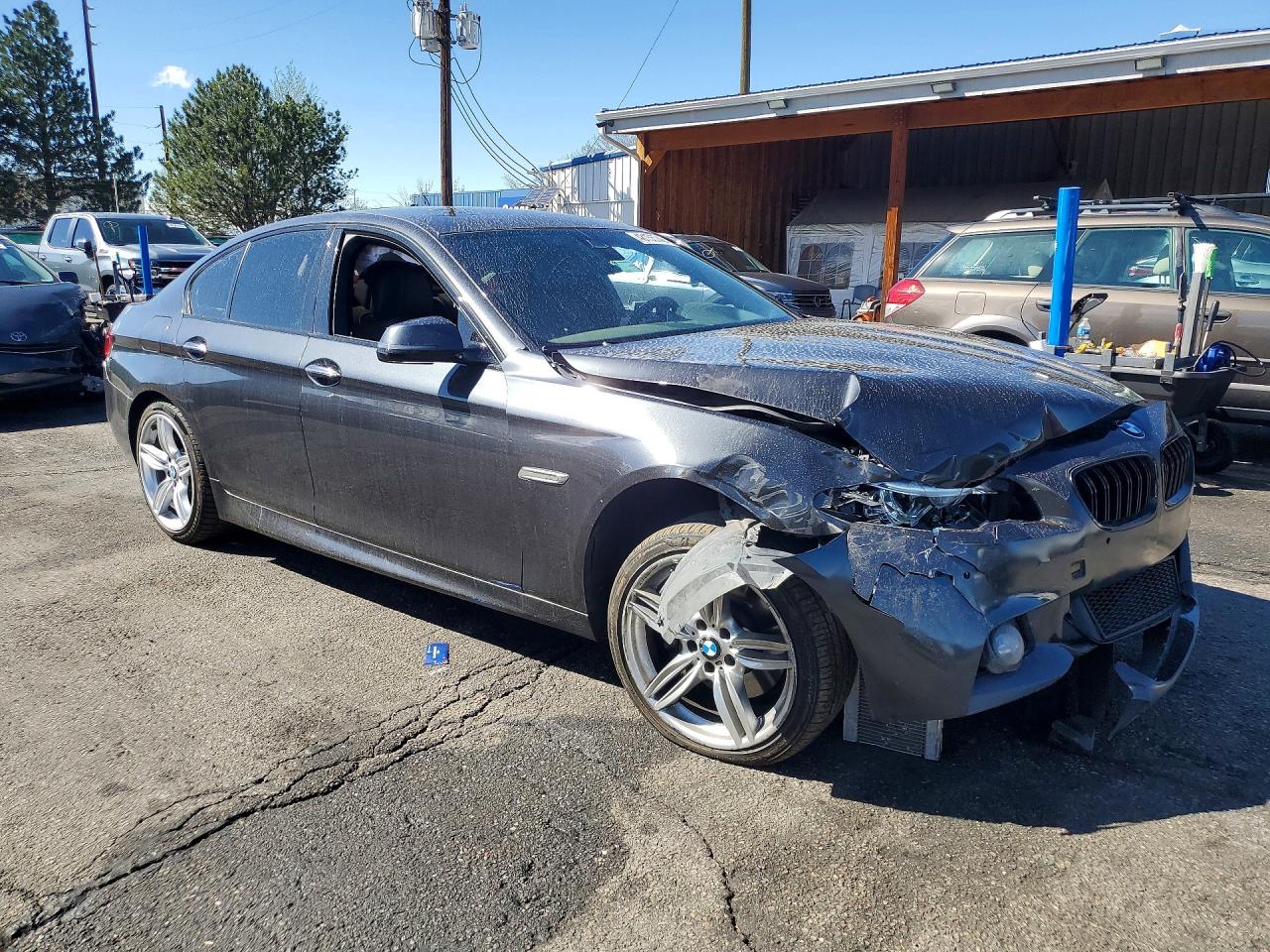 2015 Bmw 535 Xi Black vin: WBA5B3C50FD543209