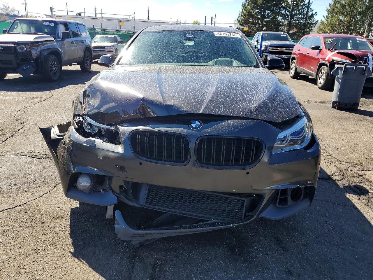 2015 Bmw 535 Xi Black vin: WBA5B3C50FD543209
