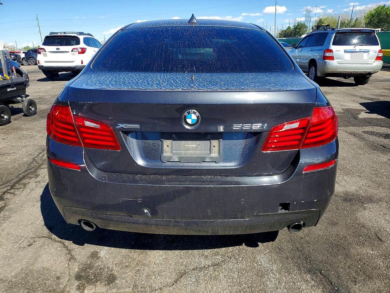 2015 Bmw 535 Xi Black vin: WBA5B3C50FD543209