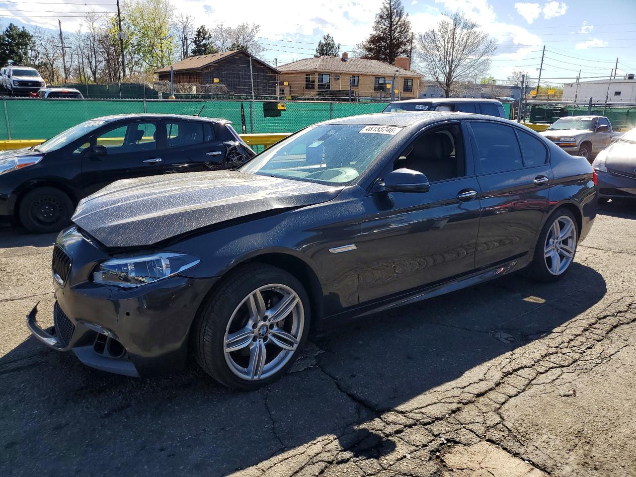 2015 Bmw 535 Xi Black vin: WBA5B3C50FD543209