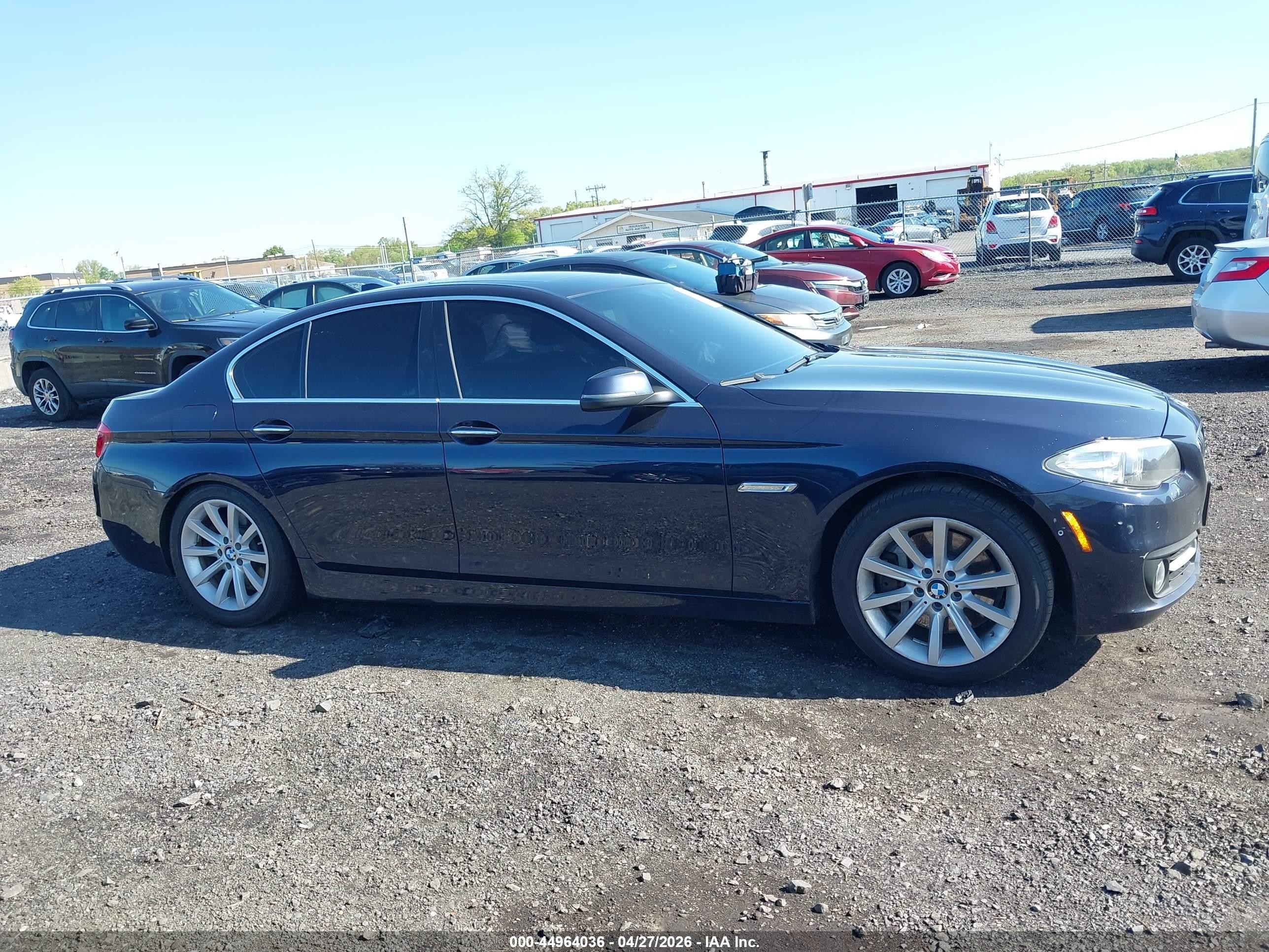 2015 Bmw 535i Xdrive Blue vin: WBA5B3C50FD544215