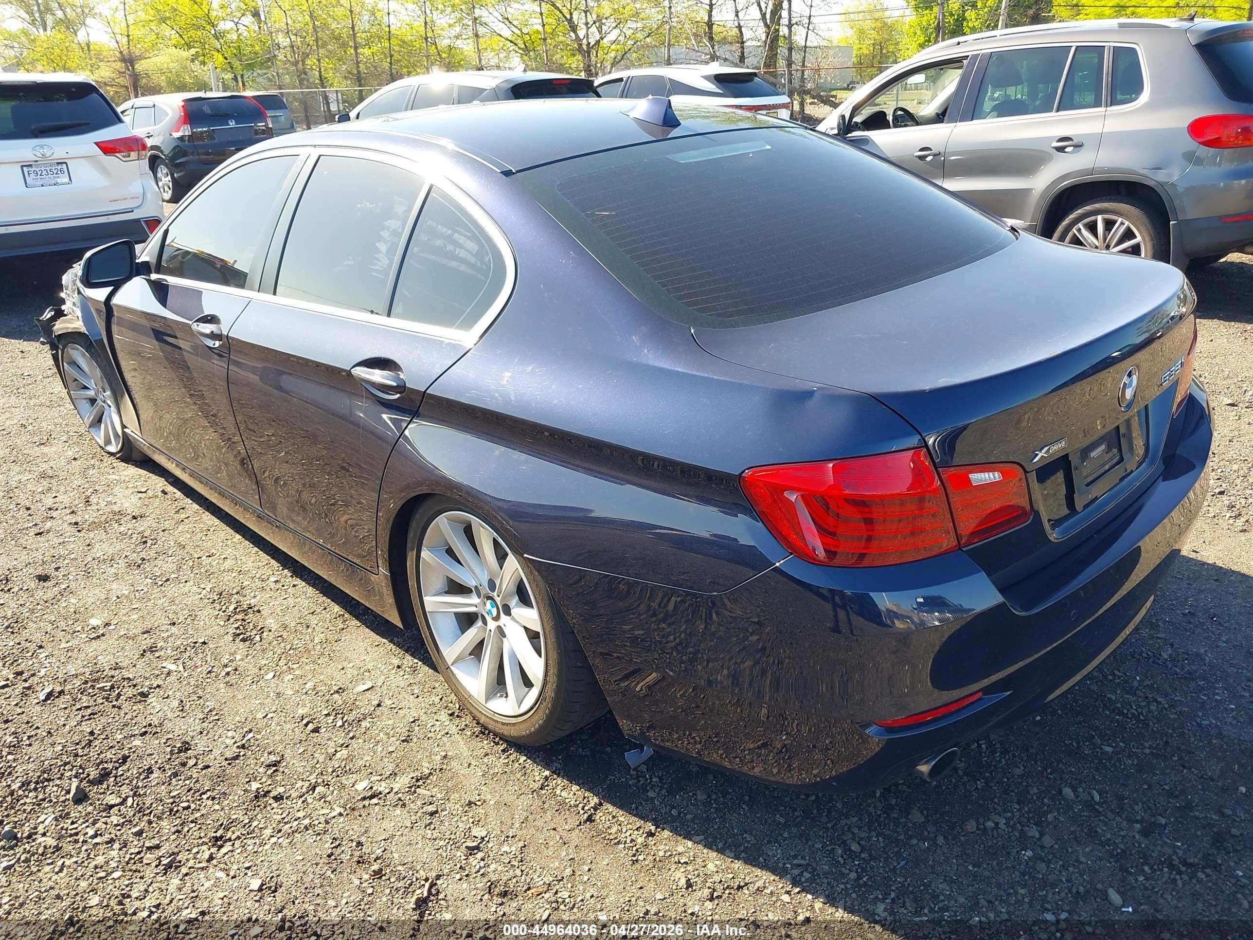 2015 Bmw 535i Xdrive Blue vin: WBA5B3C50FD544215