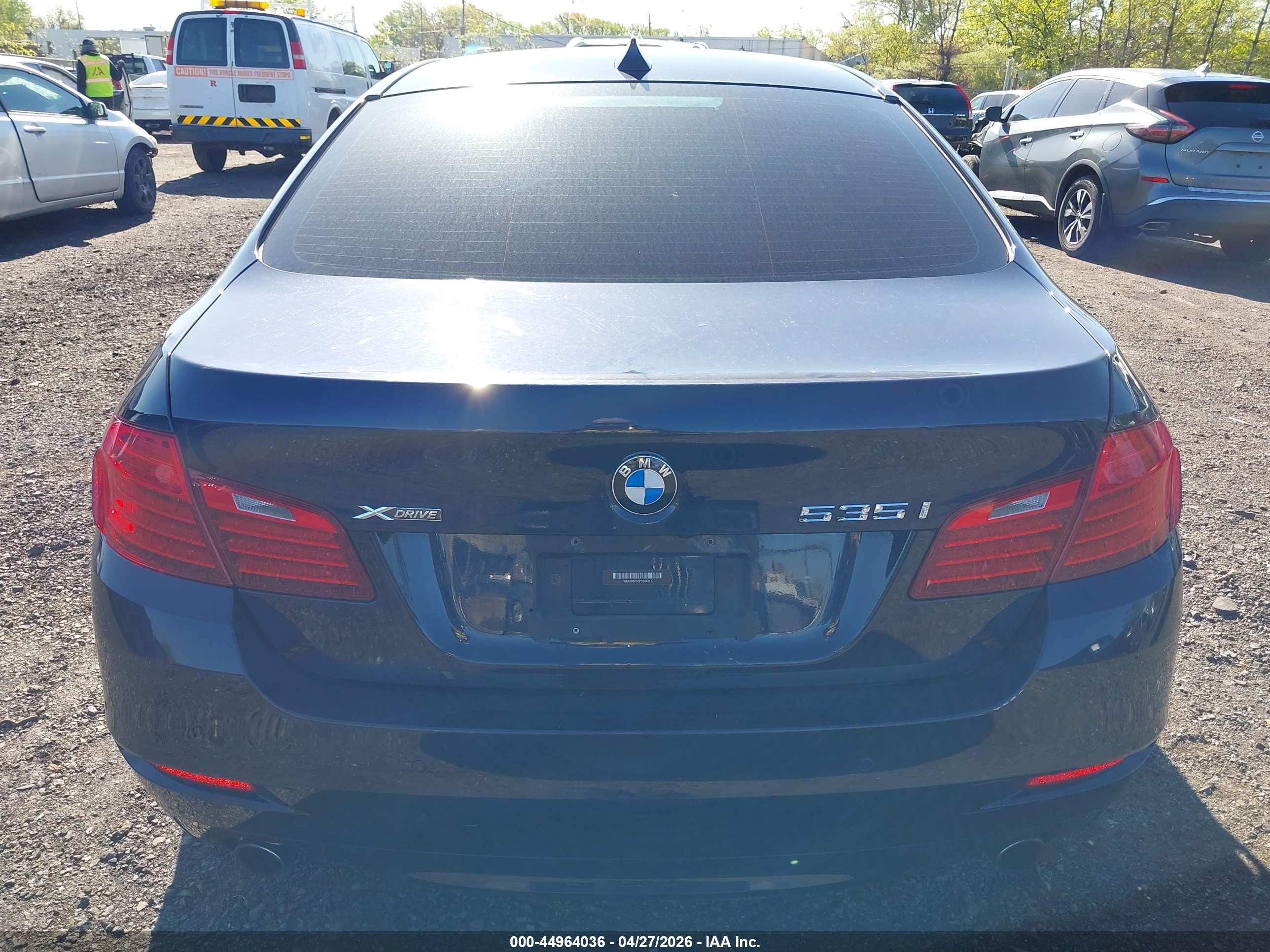 2015 Bmw 535i Xdrive Blue vin: WBA5B3C50FD544215