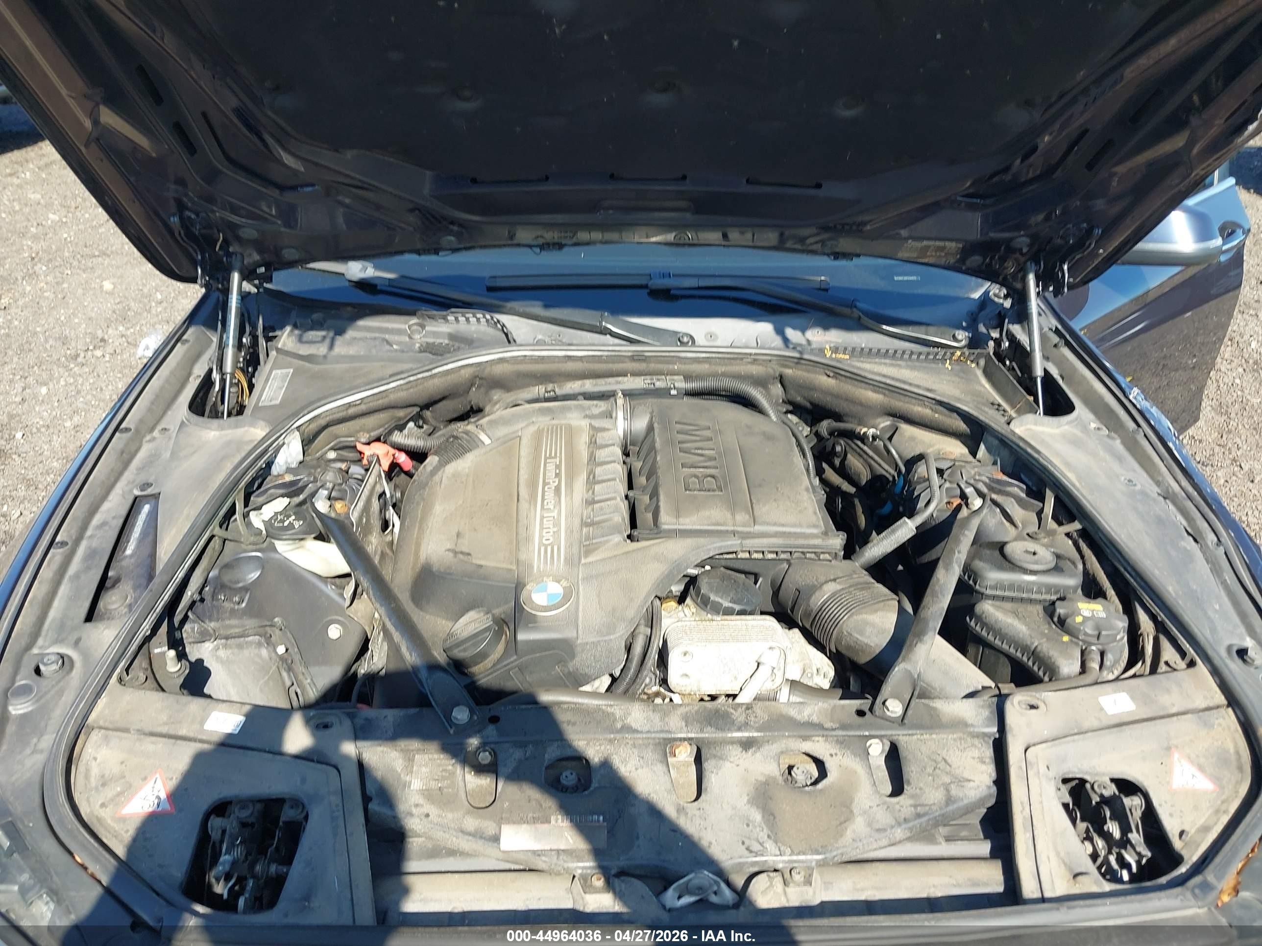 2015 Bmw 535i Xdrive Blue vin: WBA5B3C50FD544215