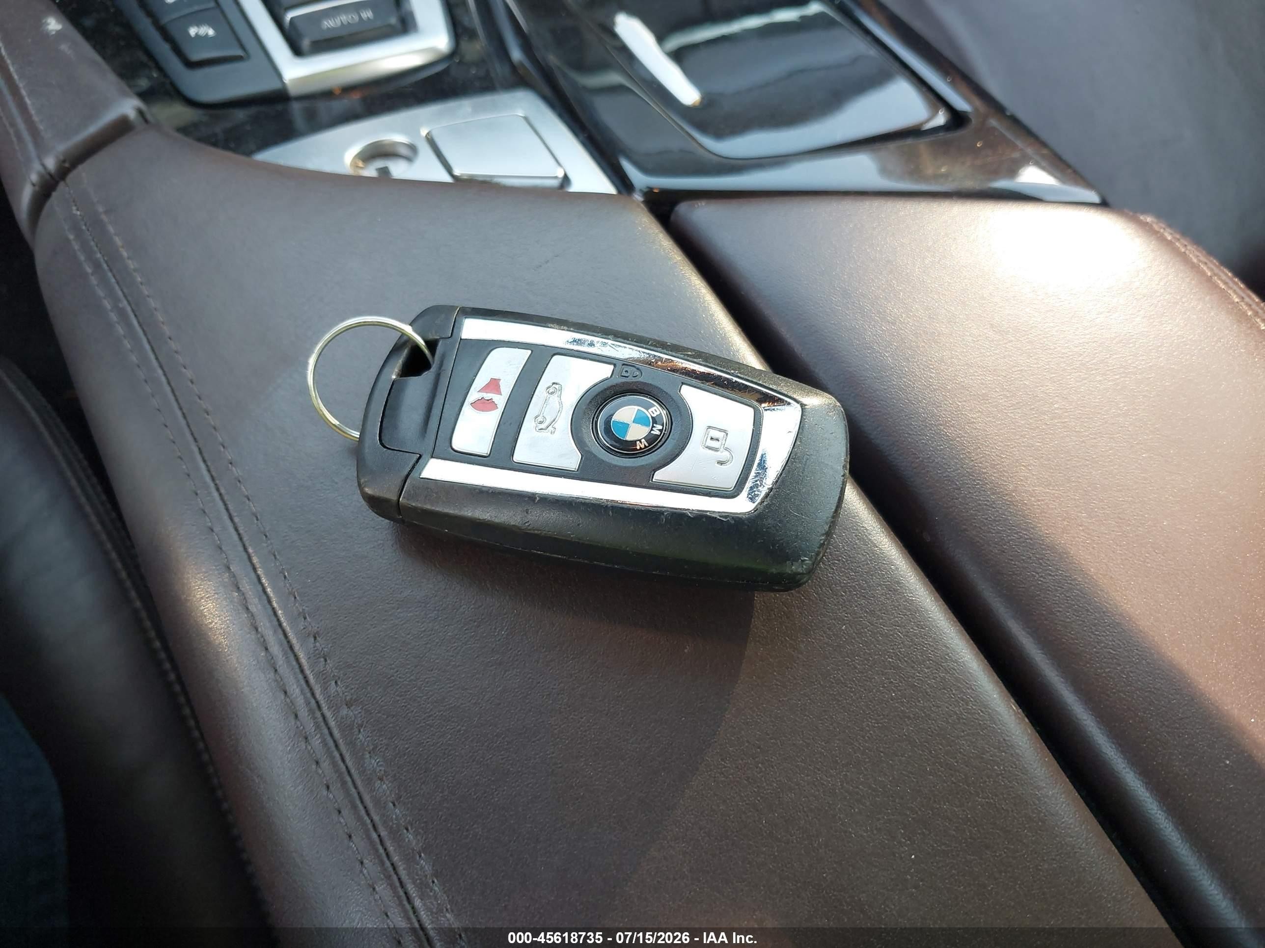 2015 Bmw 535i Xdrive Black vin: WBA5B3C50FD544702