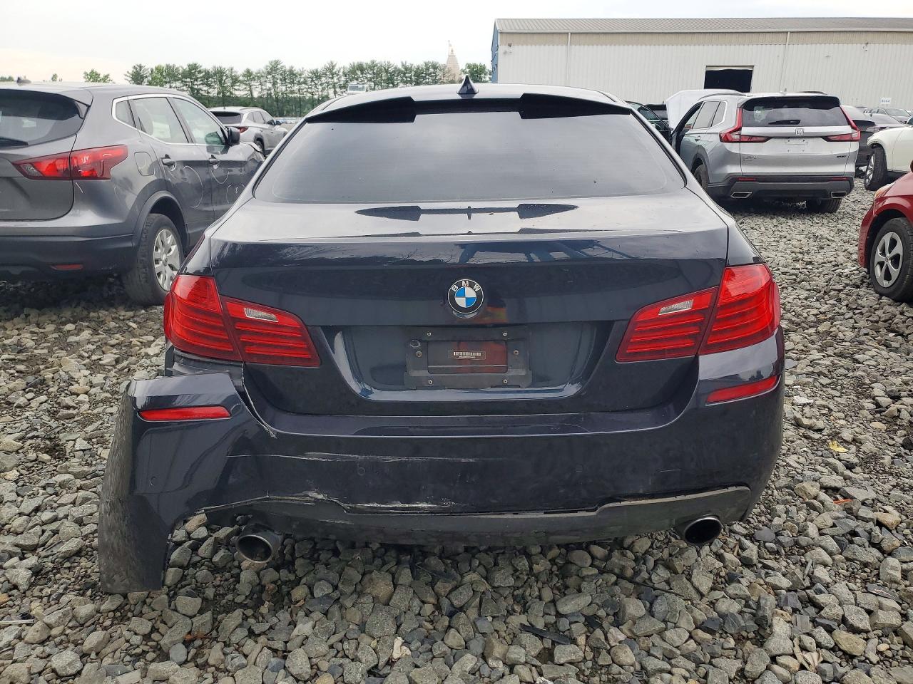 2015 Bmw 535 Xi Blue vin: WBA5B3C50FD544845