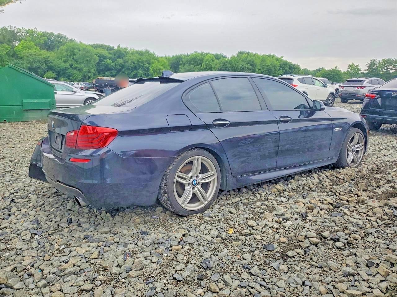 2015 Bmw 535 Xi Blue vin: WBA5B3C50FD544845