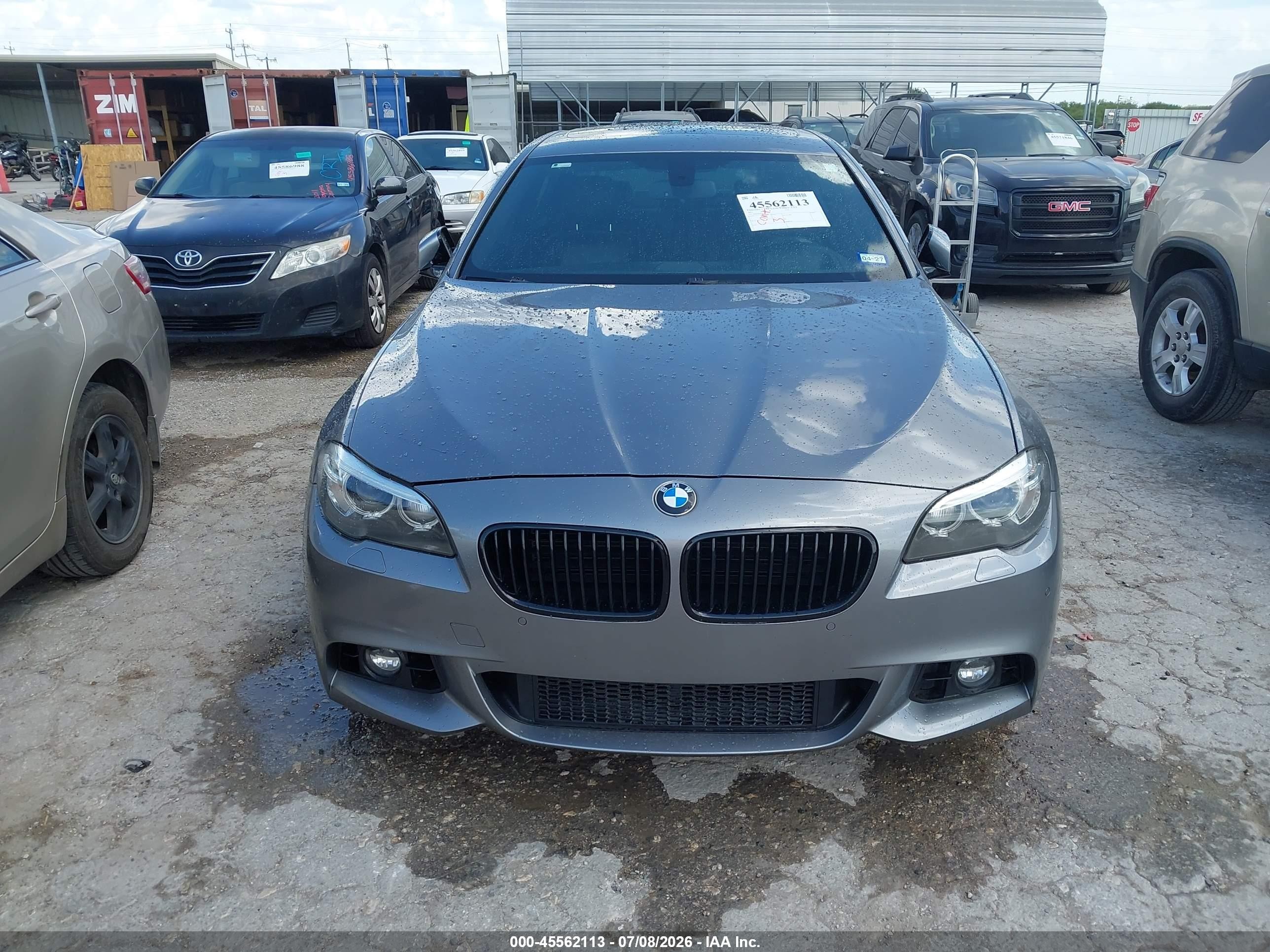 2015 Bmw 535i Xdrive Silver vin: WBA5B3C50FD547342