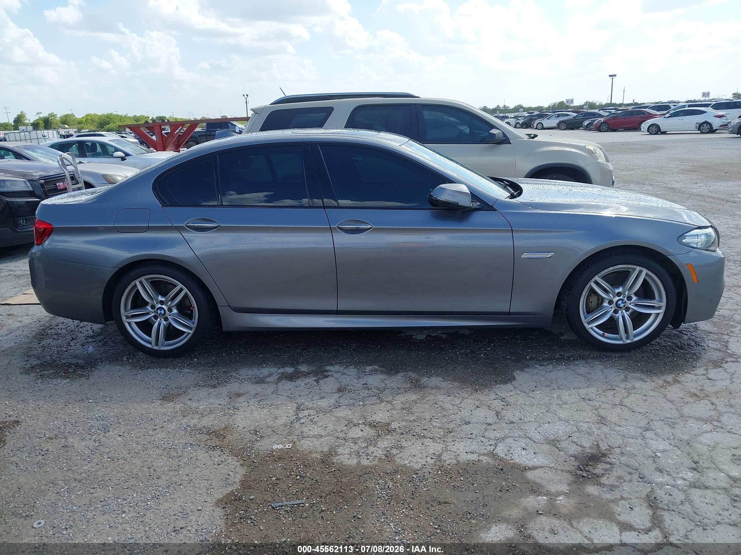2015 Bmw 535i Xdrive Silver vin: WBA5B3C50FD547342