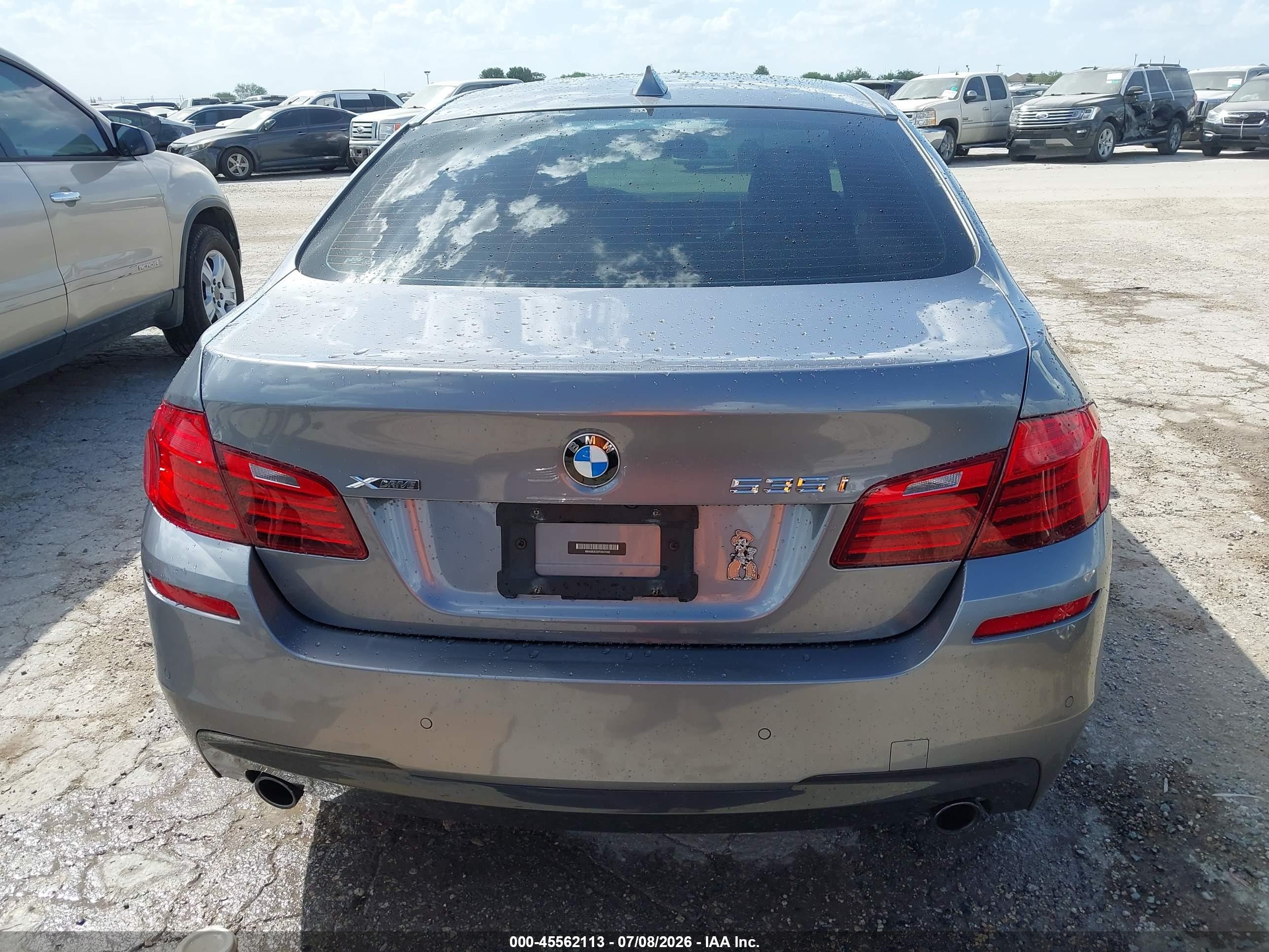 2015 Bmw 535i Xdrive Silver vin: WBA5B3C50FD547342