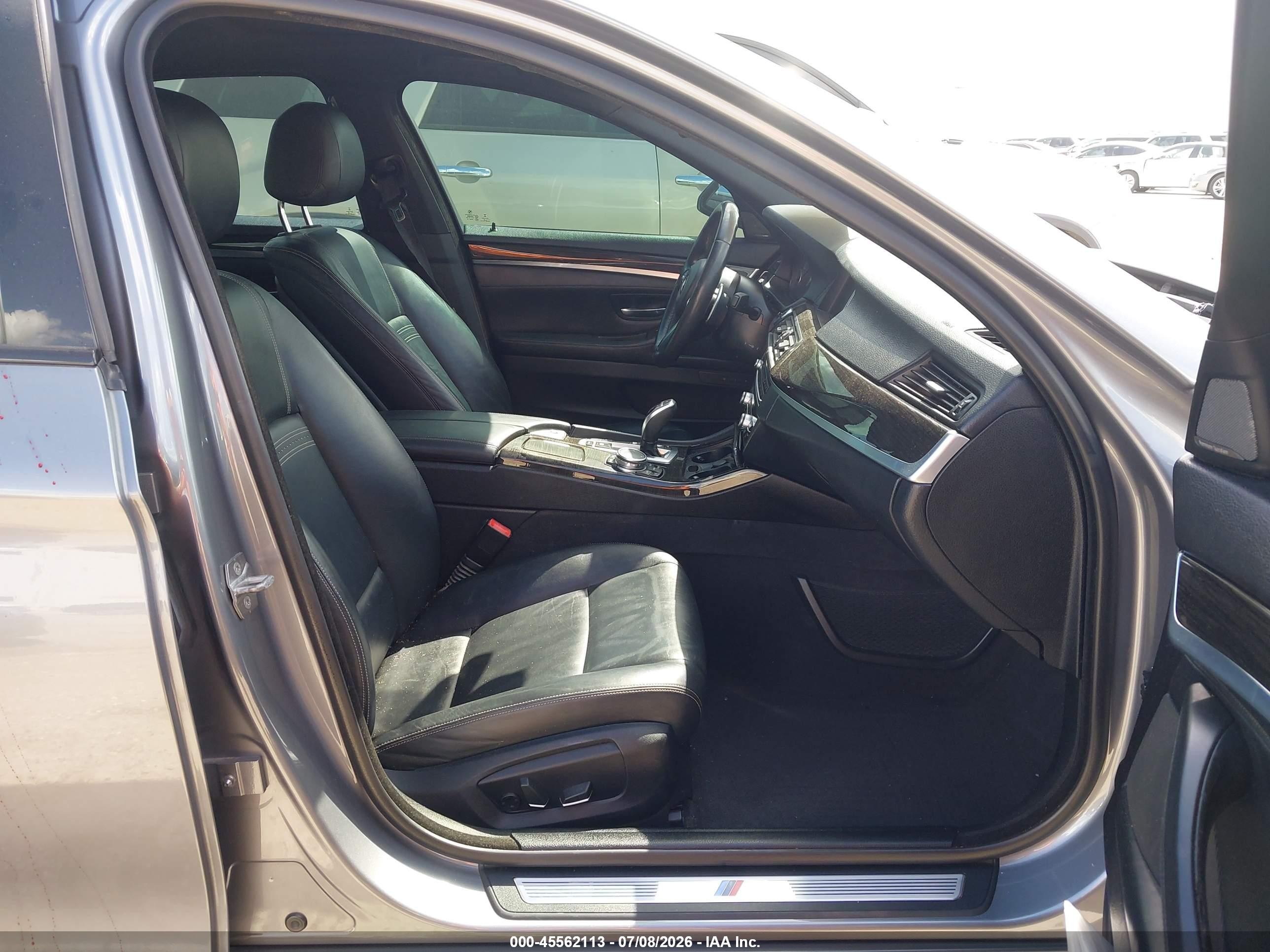 2015 Bmw 535i Xdrive Silver vin: WBA5B3C50FD547342