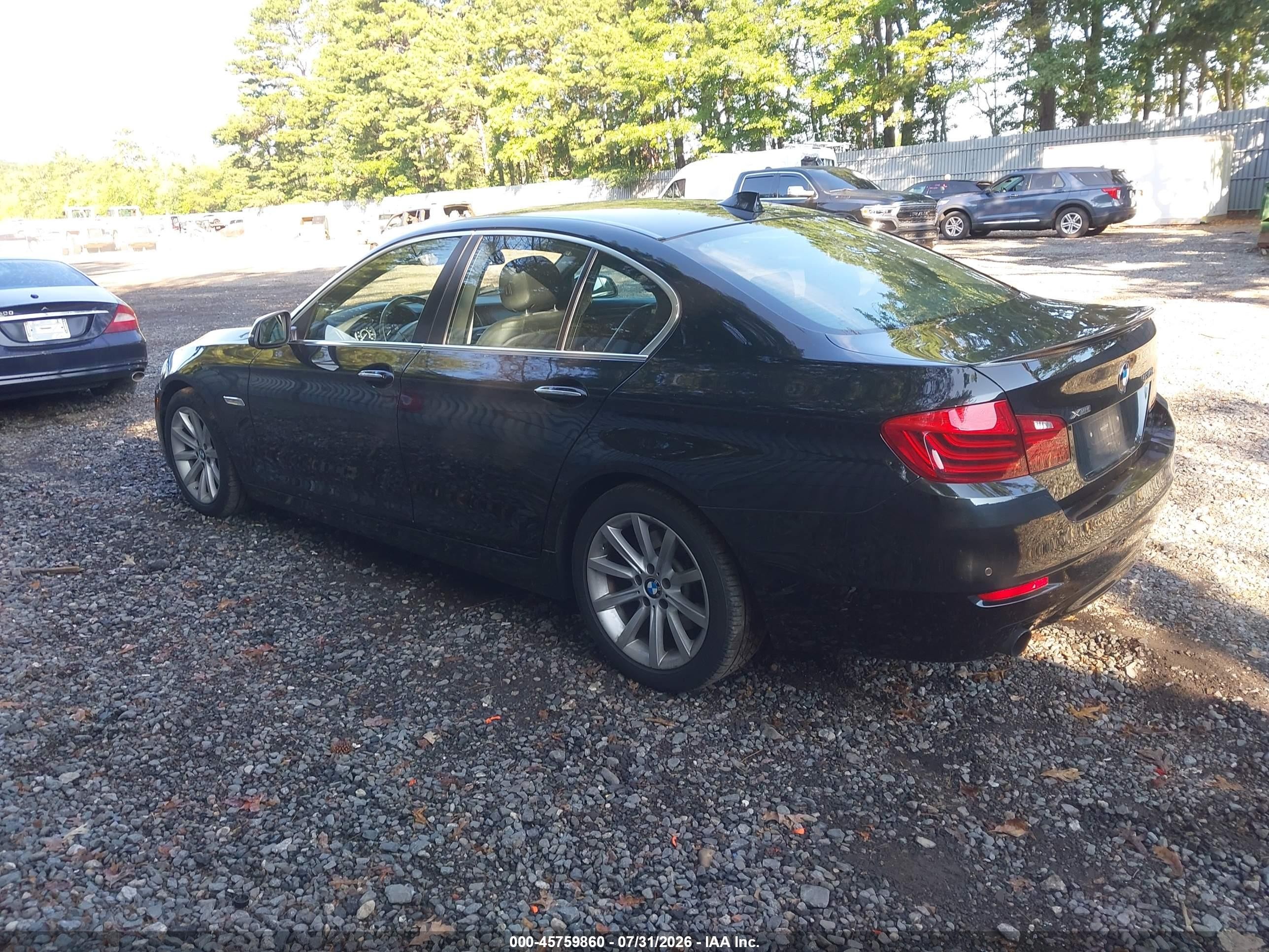 2014 Bmw 535i Xdrive Black vin: WBA5B3C51ED535134