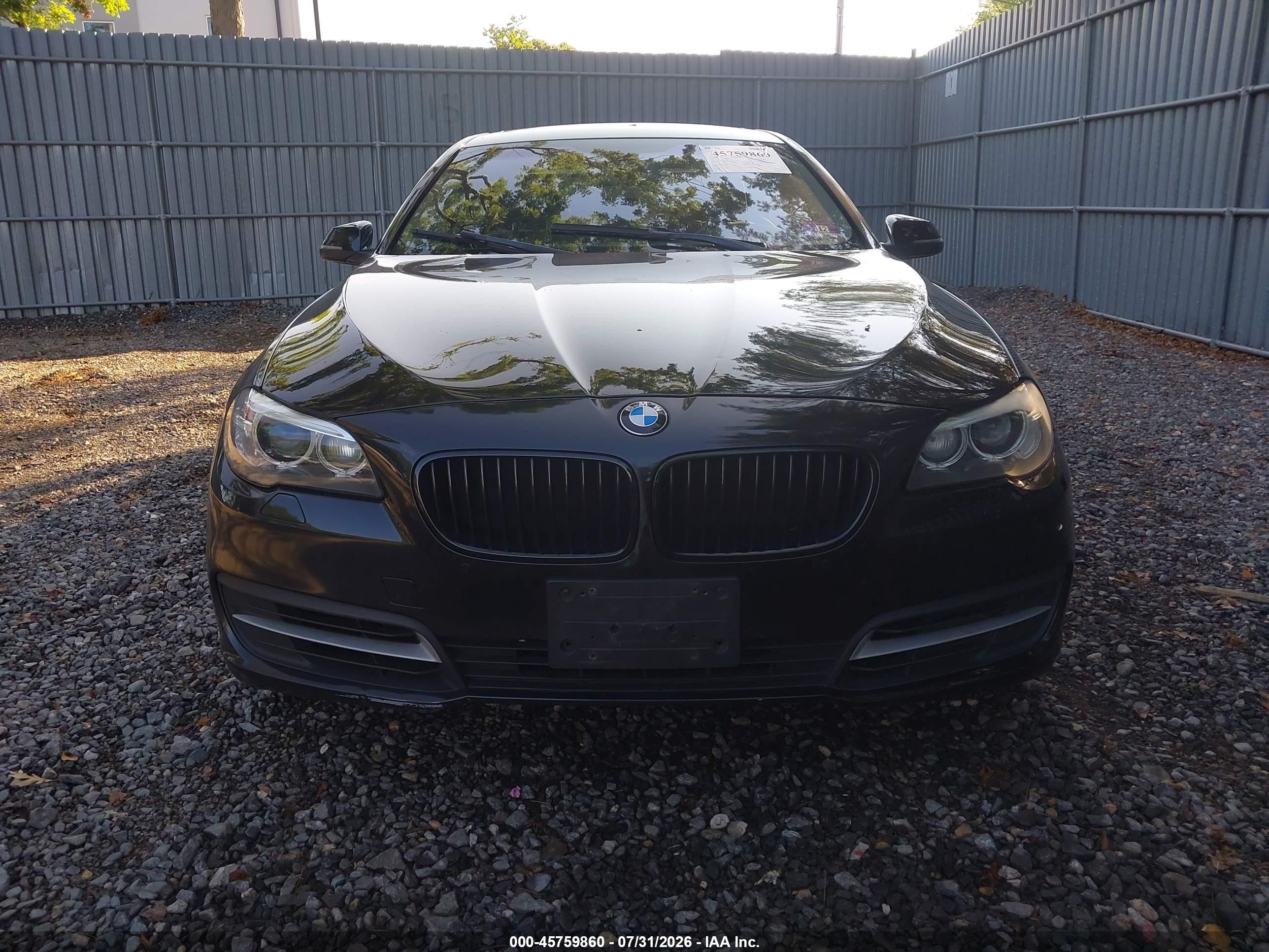 2014 Bmw 535i Xdrive Black vin: WBA5B3C51ED535134