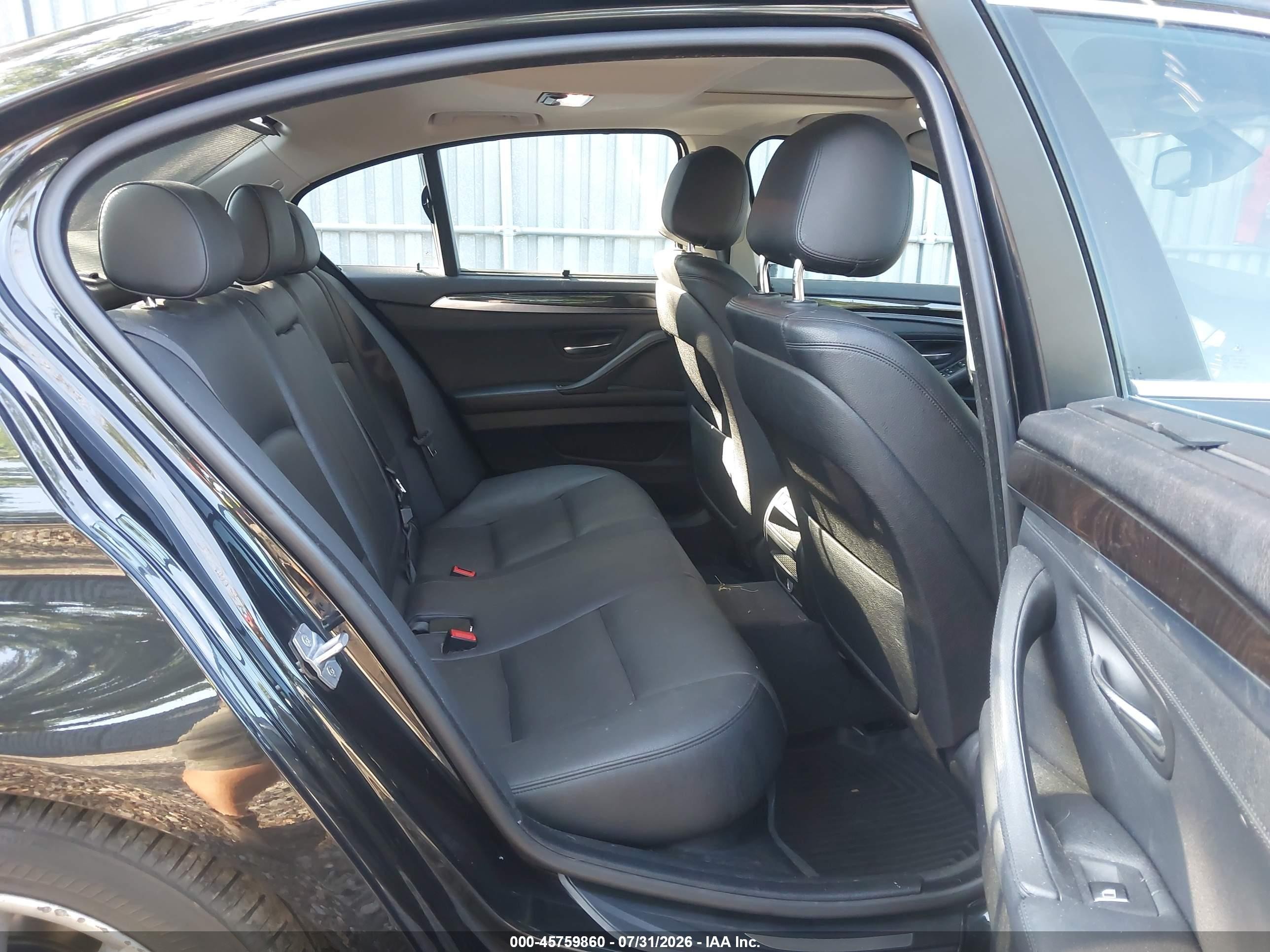 2014 Bmw 535i Xdrive Black vin: WBA5B3C51ED535134