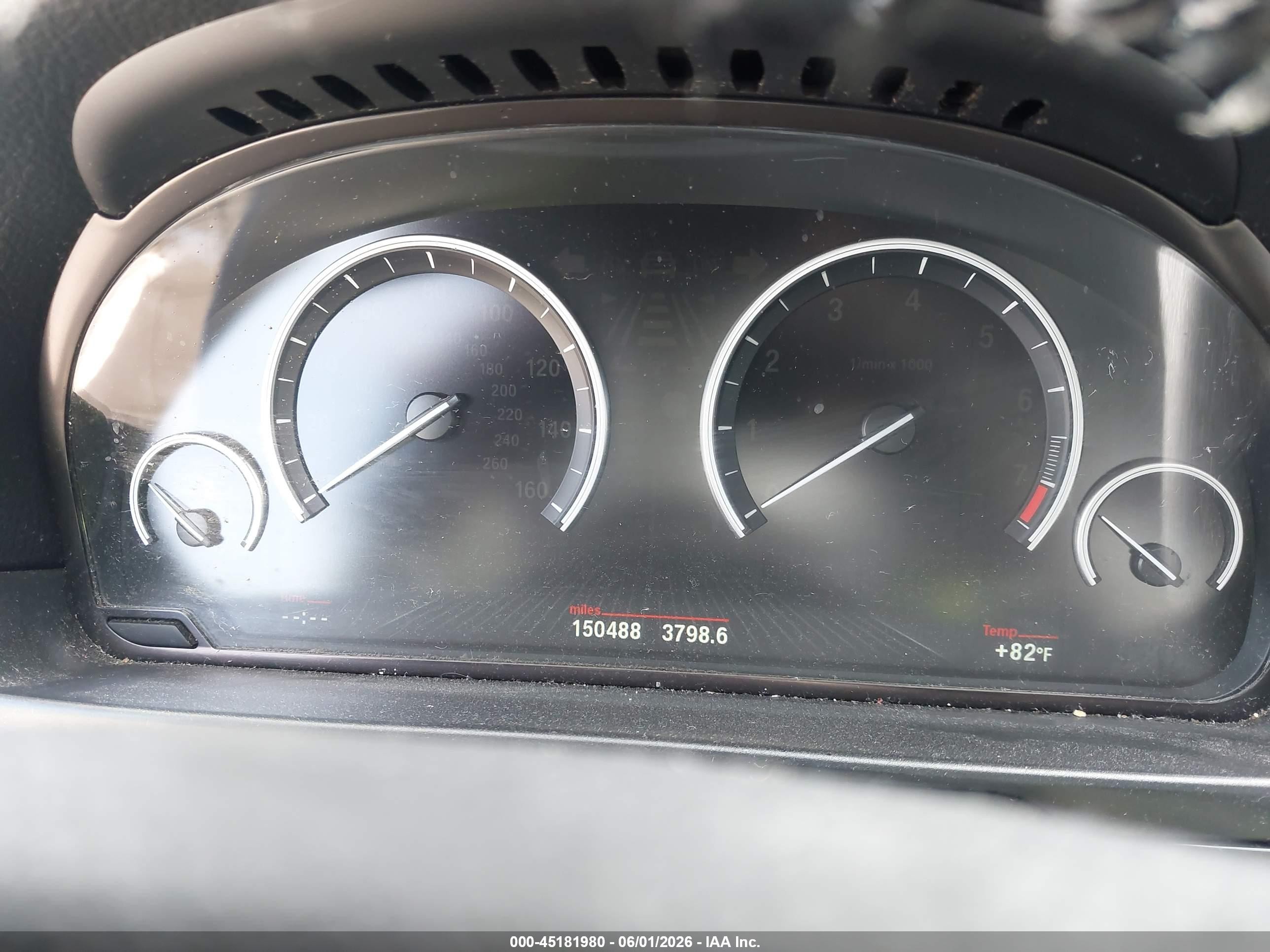 2014 Bmw 535i Xdrive Gray vin: WBA5B3C51ED537370