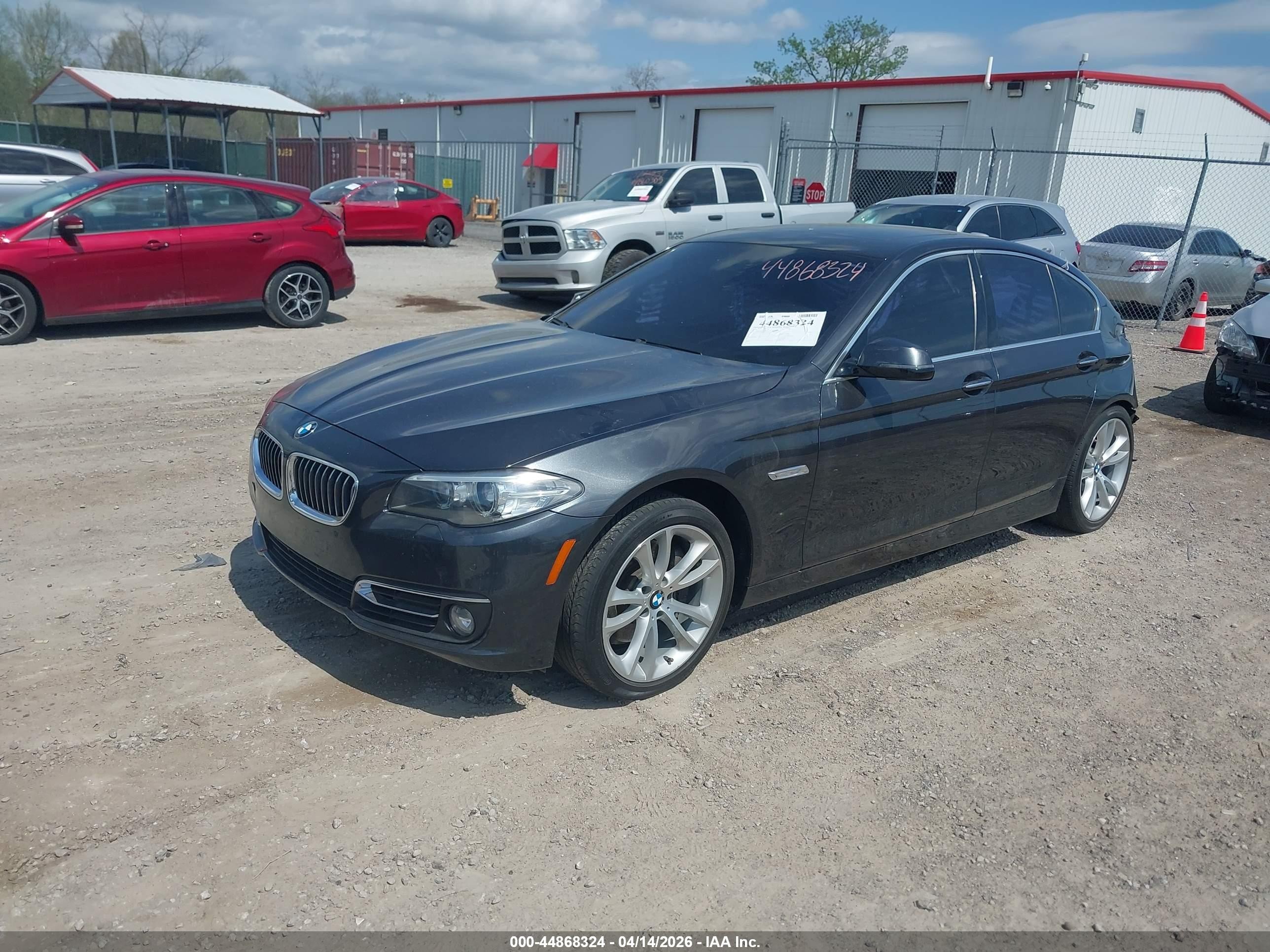 2014 Bmw 535i Xdrive Gray vin: WBA5B3C51ED538289
