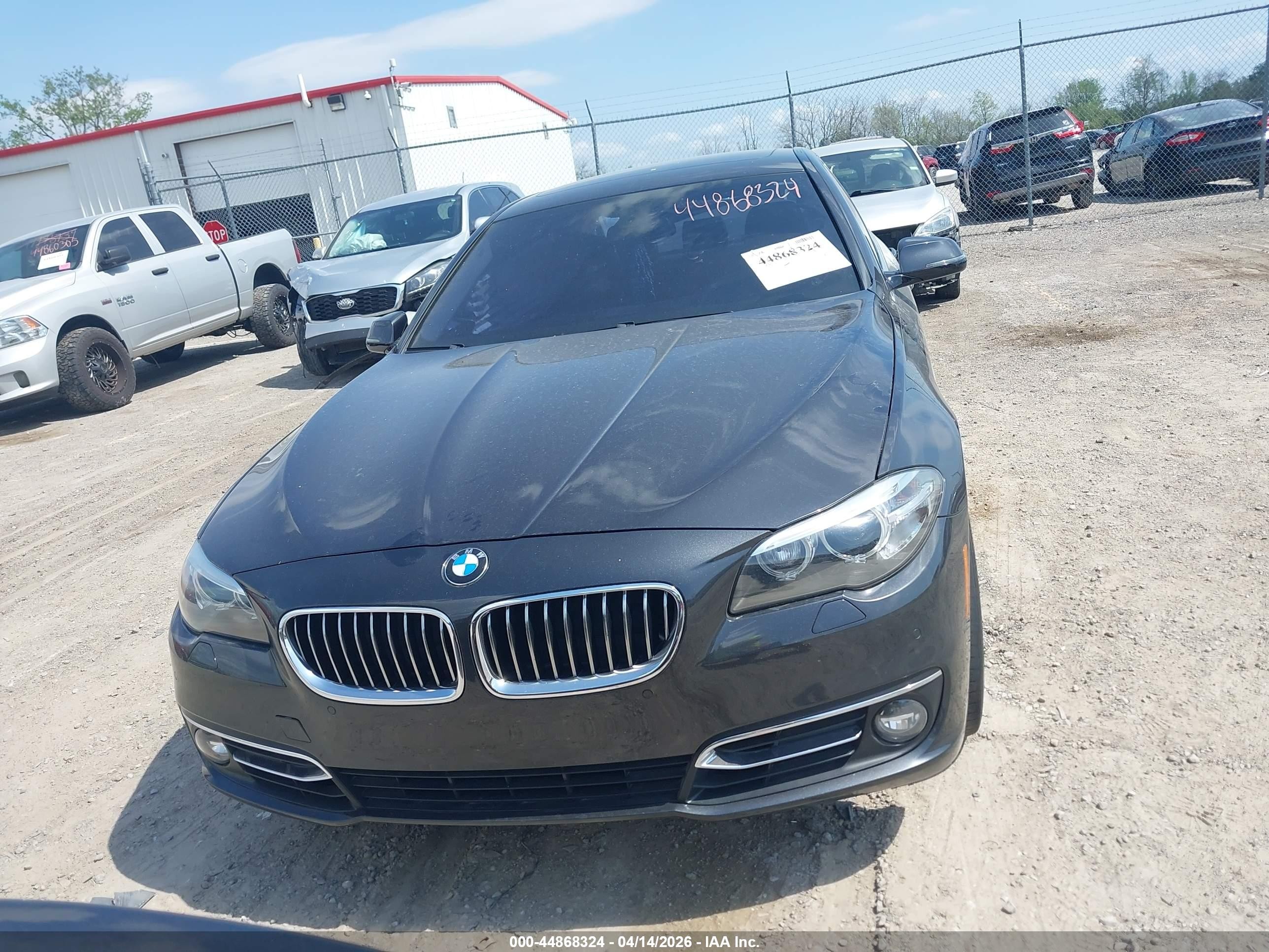 2014 Bmw 535i Xdrive Gray vin: WBA5B3C51ED538289