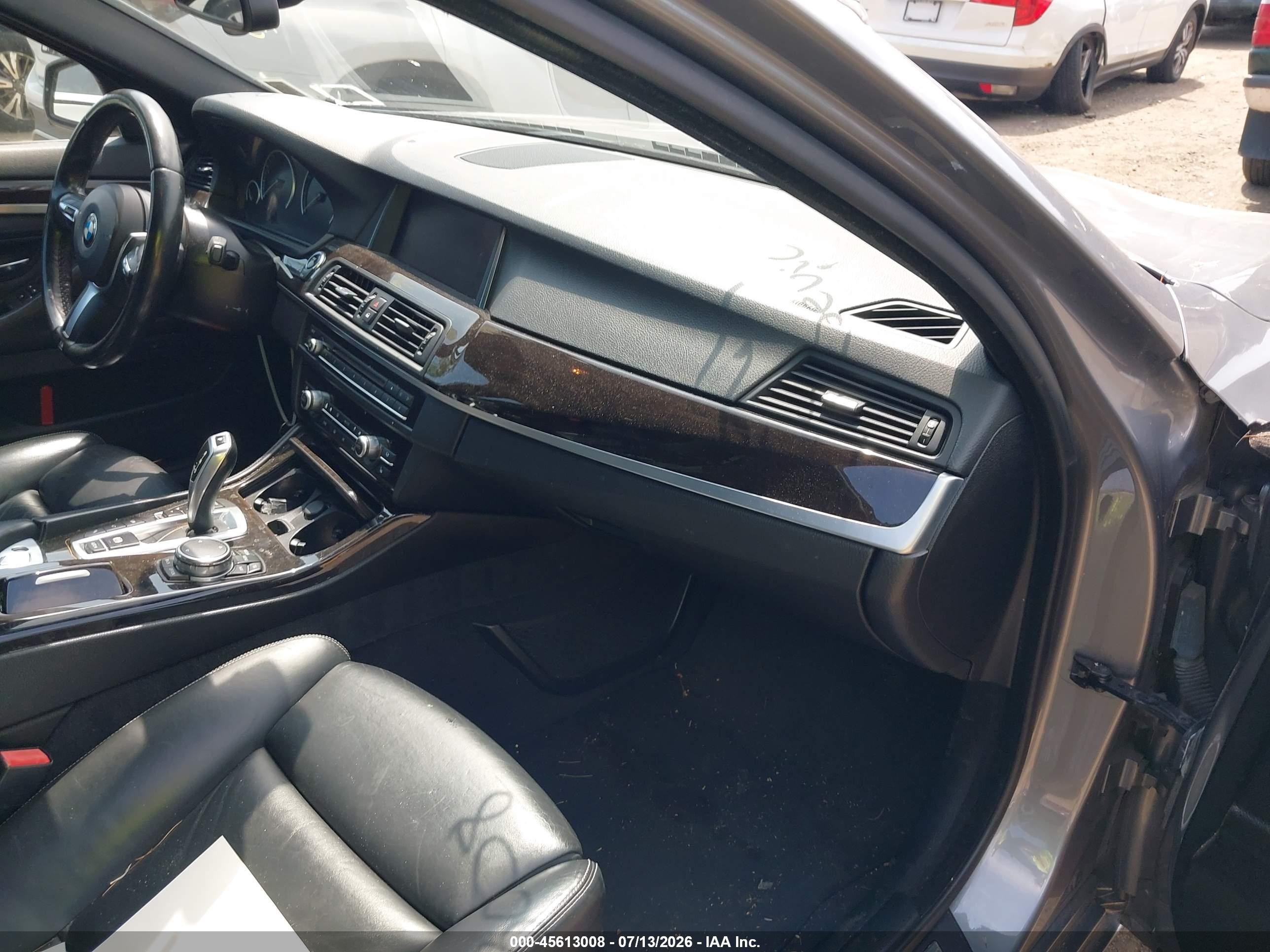 2015 Bmw 535i Xdrive Gray vin: WBA5B3C51FD543056