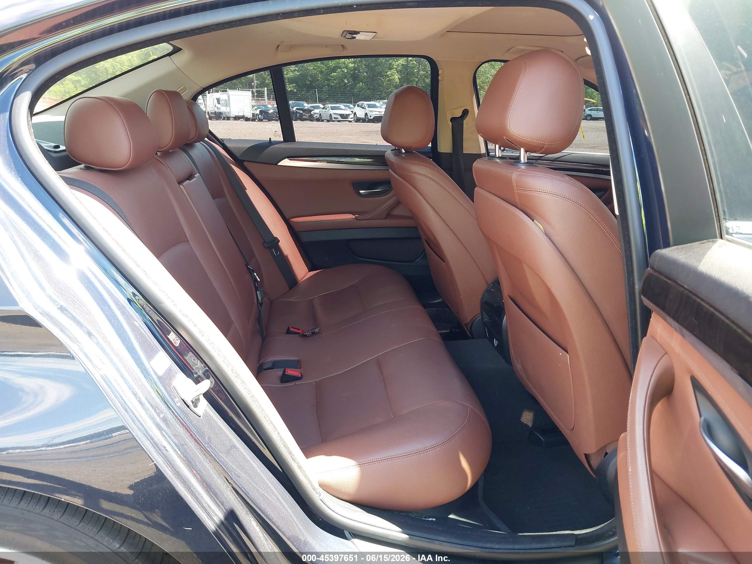 2015 Bmw 535i Xdrive Blue vin: WBA5B3C51FD545096