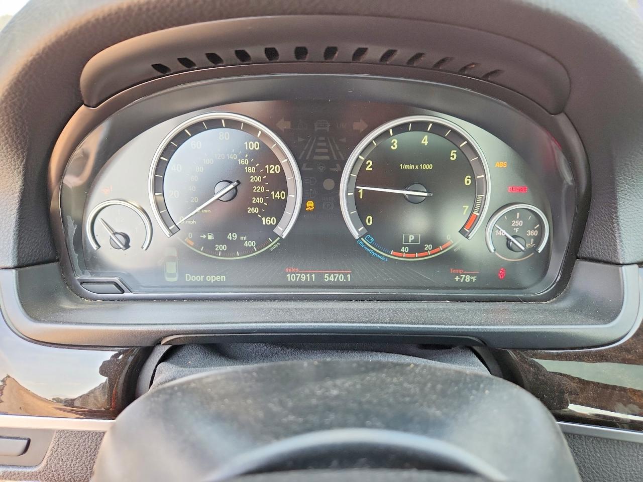 2015 Bmw 535 Xi Silver vin: WBA5B3C51FD545423