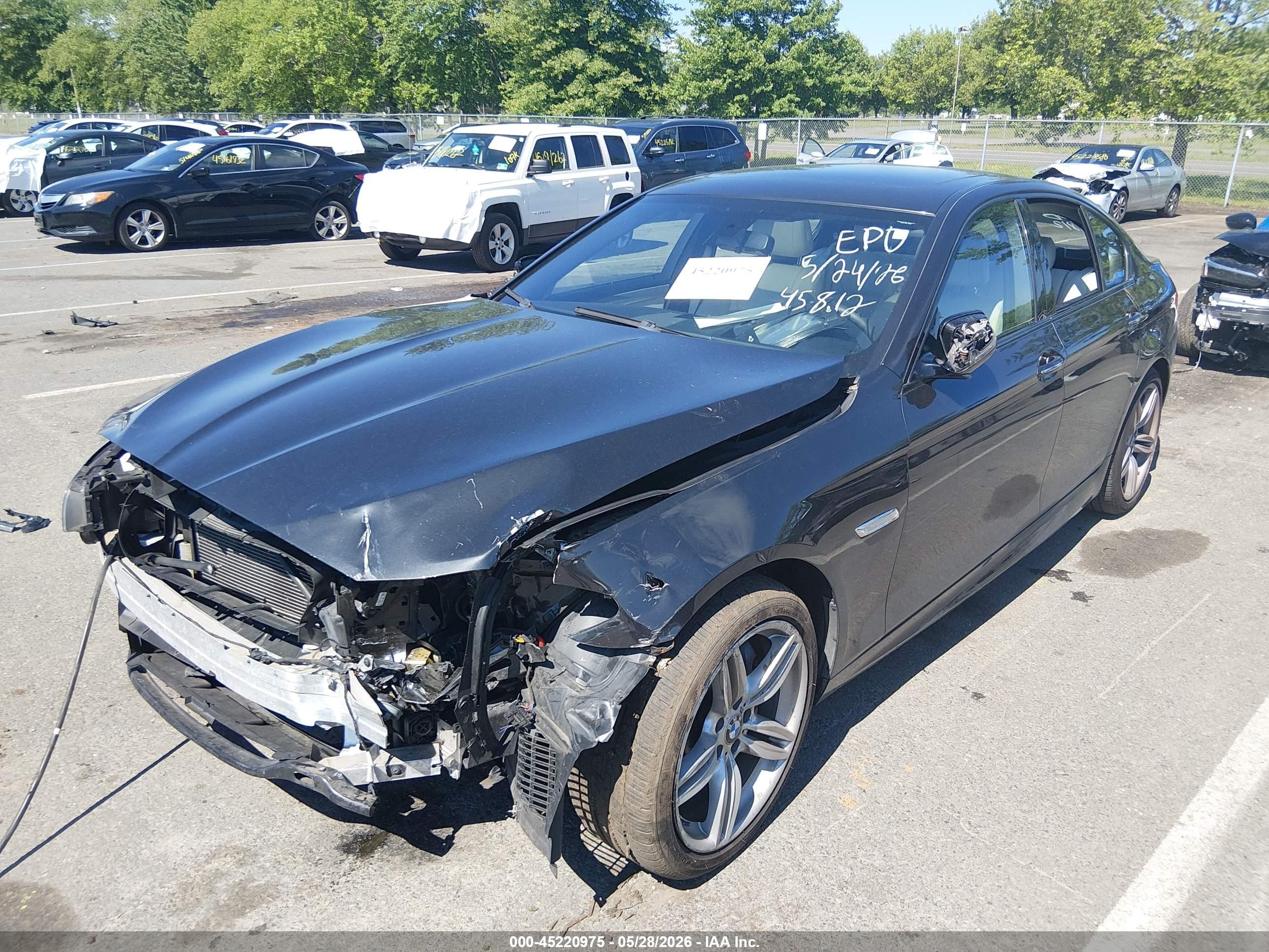 2015 Bmw 535i Xdrive Gray vin: WBA5B3C51FD545812